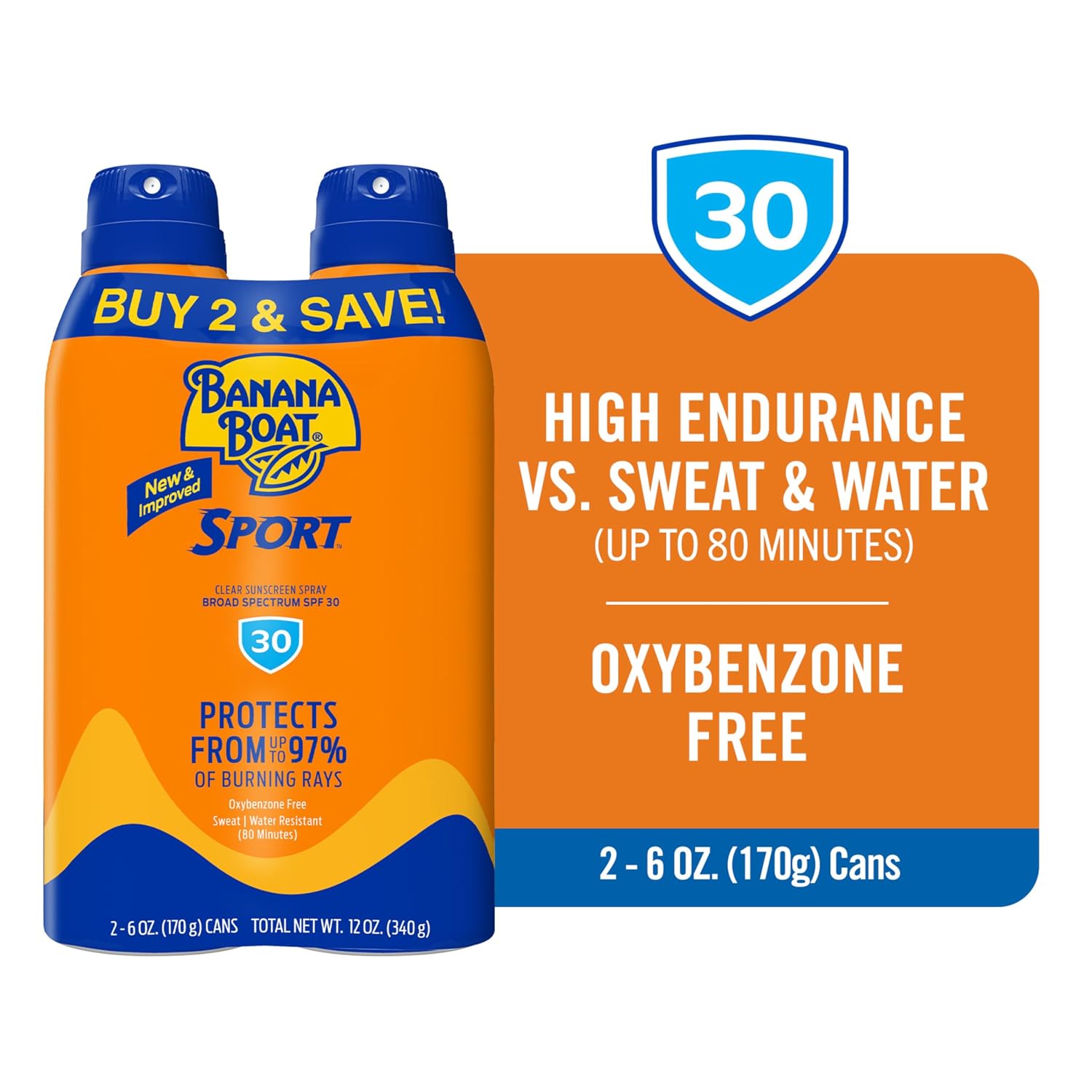 Banana Boat Sport SPF 100 Sunscreen Spray, 6 oz