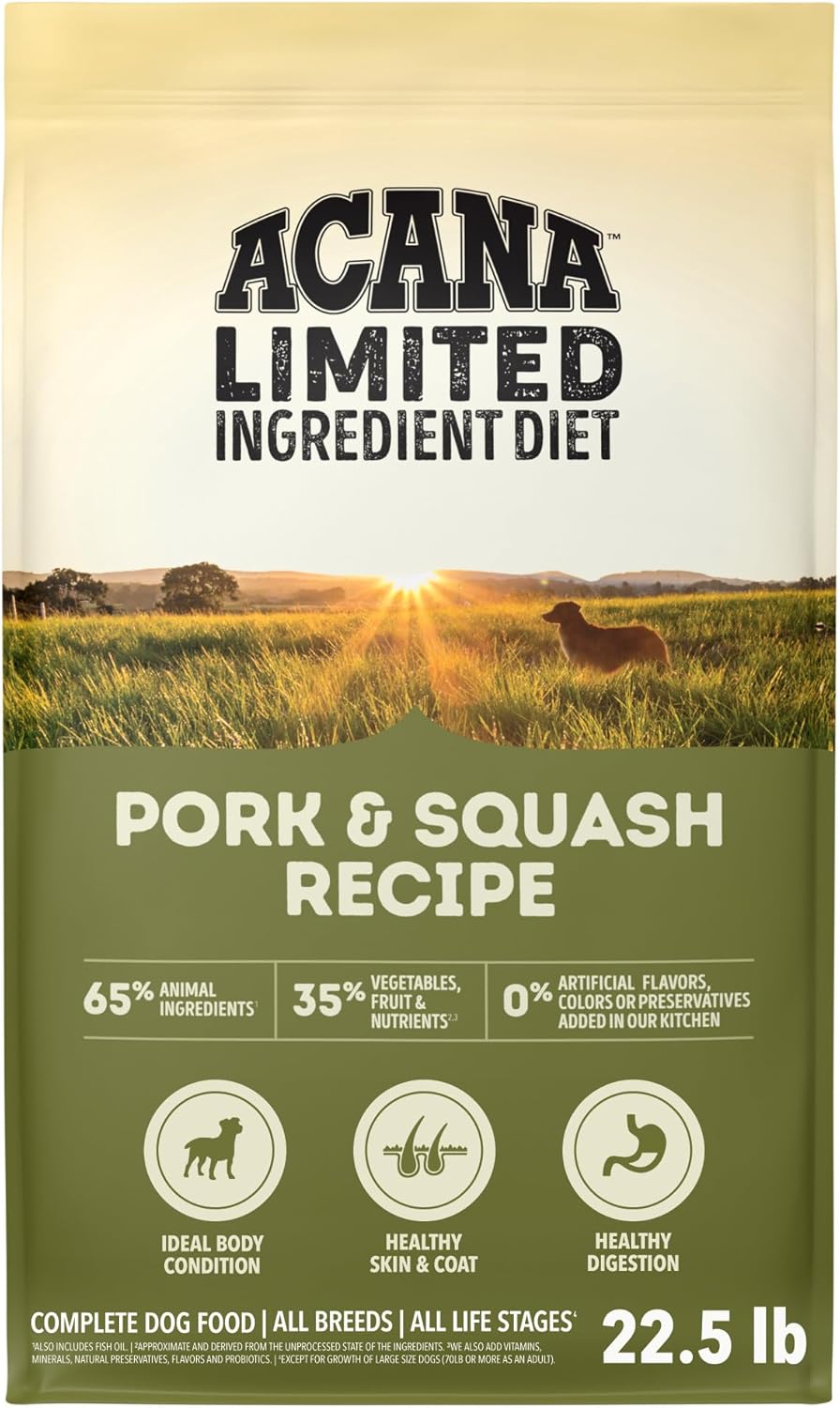 ACANA Singles Limited Ingredient Dry Dog Food Beef & Pumpkin 4.5lb Bag