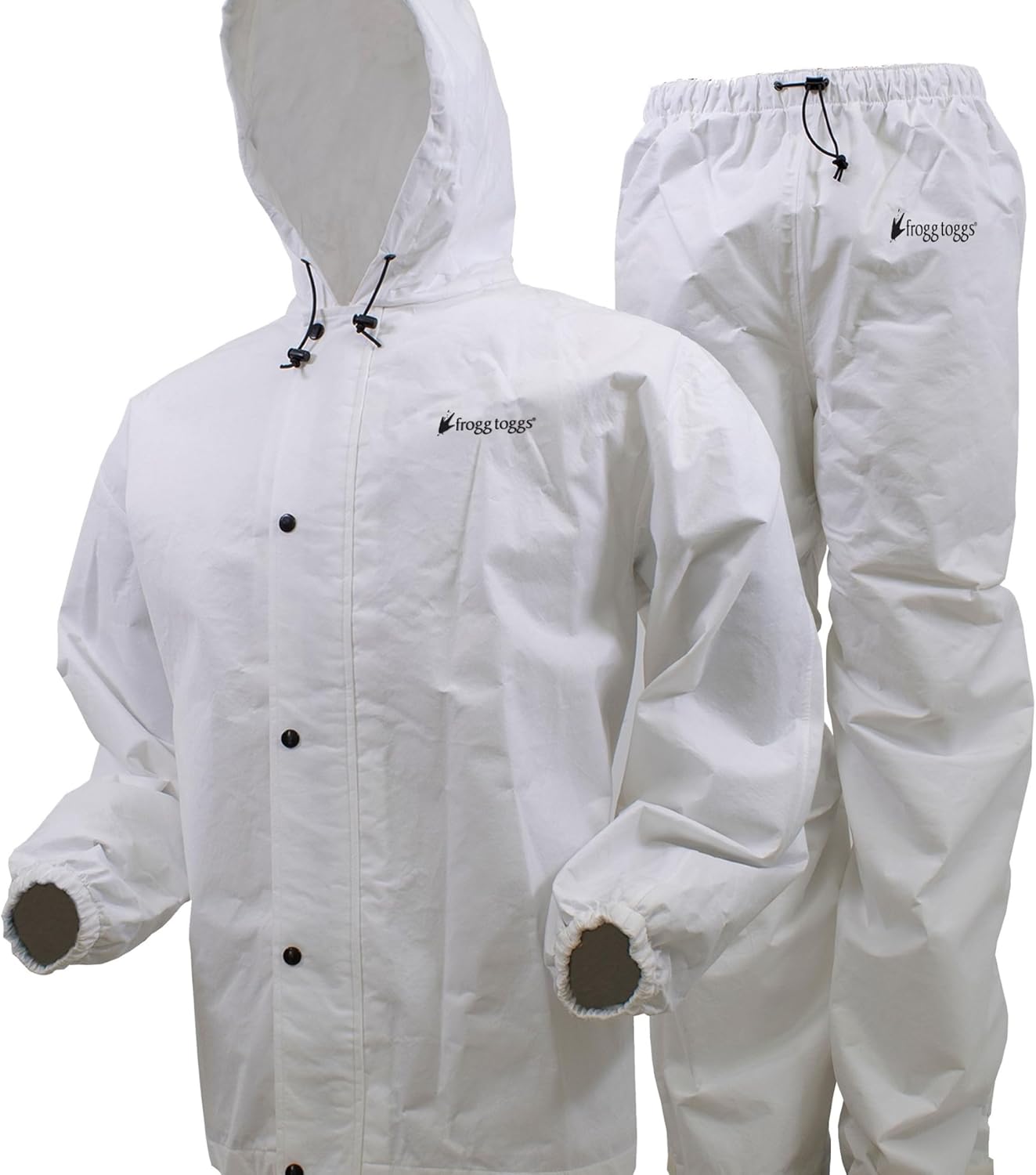 FROGG TOGGS Men's Classic All-Sport 3-Layer Waterproof Breathable Rain Suit | 2-Piece Rainwear, Adjustable Hood Raincoat, Rain Pants Ideal for Fishing, Golf, Motorcycling, Hunting, Camping, Outdoors