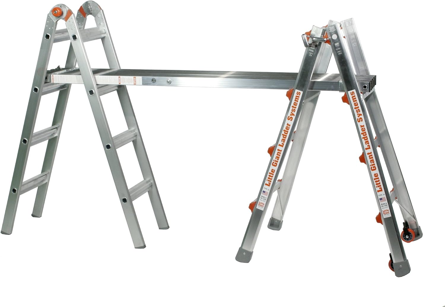 Little Giant Ladder Systems 10102LG 300-Pound Duty Rating Multi-Use Ladder