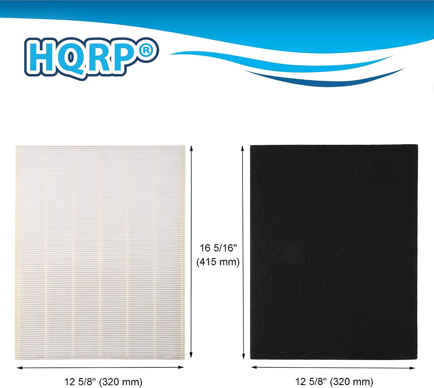 HQRP True HEPA + 4 Carbon Filter Set compatible with Kenmore 85300 SA300 32.85300 PlasmaWave, 118012-KM 118012 85301 32.85301 Replacement