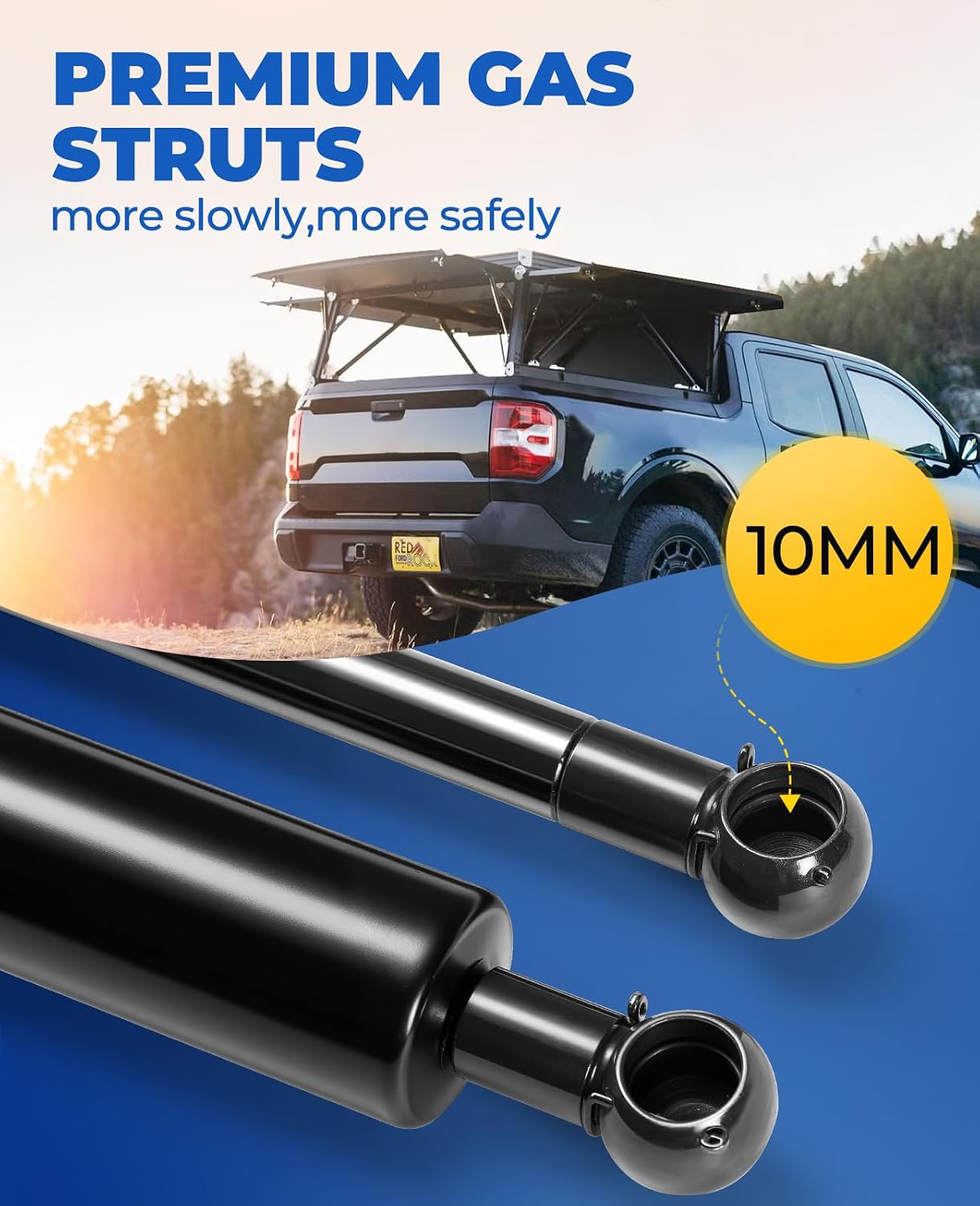 ARANA C16-11028 12 inch 40lb Gas Struts for Weatherguard Tool Box, 2PCS