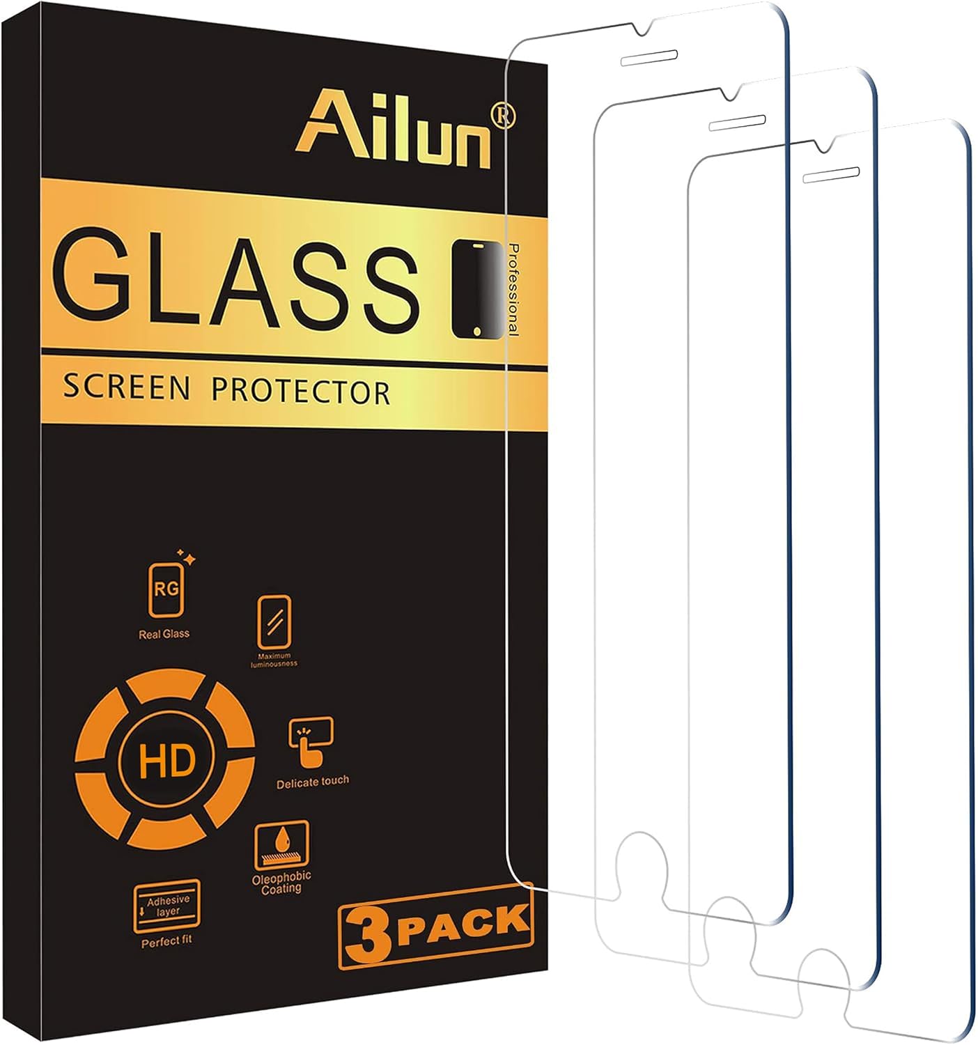 Ailun 3 Pack Screen Protector for iPhone 12 Mini 2020