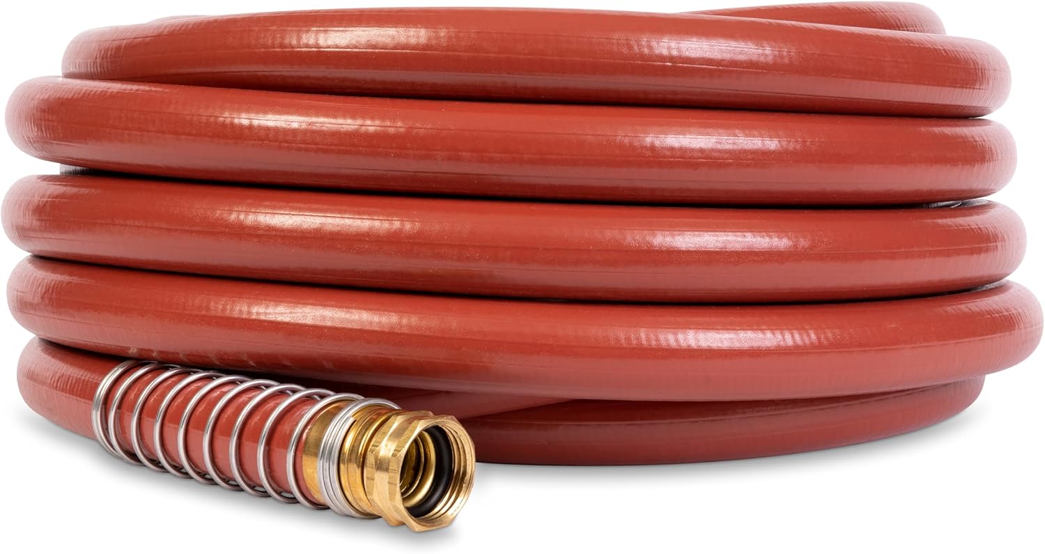 Gilmour Pro Commercial 3/4" x 50' Heavy Duty Water Hose, Durable and Kink Resistant 50 ft Garden Hose | 400 PSI burst strength