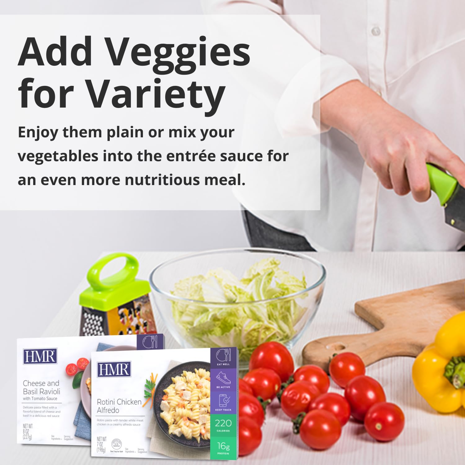 HMR Variety Entrée Meals Pack, 5 Ready-to-Eat Favorites | Entrée Variety Pack – Assorted Ready Meals – Microwave-Friendly – 5 Meals – Shelf Stable