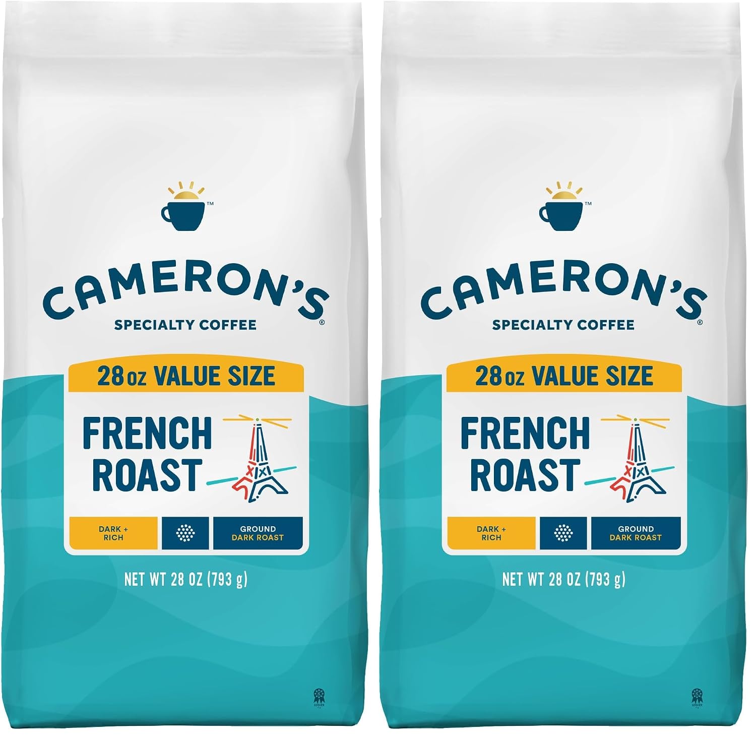 Cameron's Coffee Roasted Ground Coffee Bag, Flavored, Vanilla Hazelnut, 32 Ounce