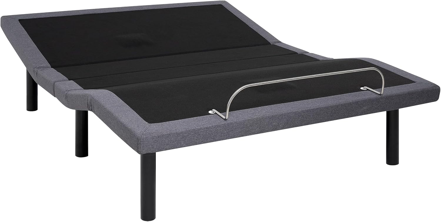 Naomi Home Idealbase Twin XL Adjustable Bed Frame with Lumbar Support | Twin Xl Adjustable Bed With Lumbar Support, Head & Foot Incline, Massage, Usb Ports, Wireless Remote & Zero Gravity