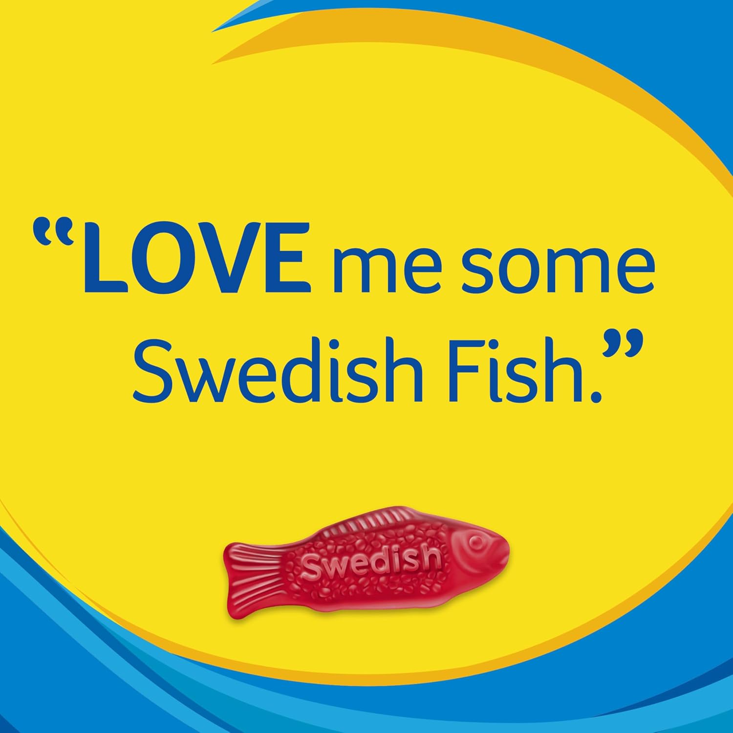 SWEDISH FISH Soft & Chewy Gummy Candy, Bulk Candy, 5 lb