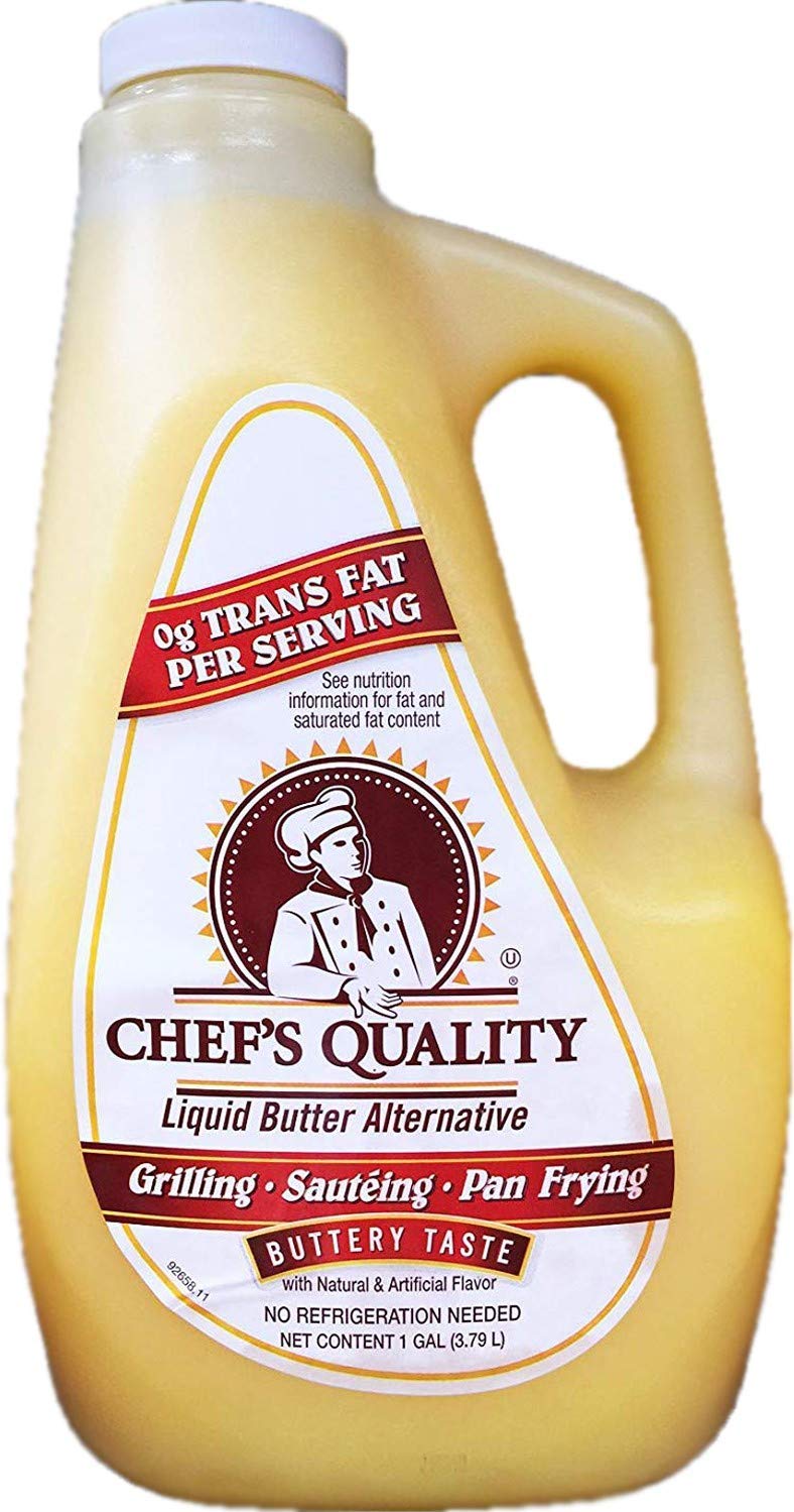 Chef's Quality: Liquid Butter Alternative 1 Gallon (3 Pack Case)