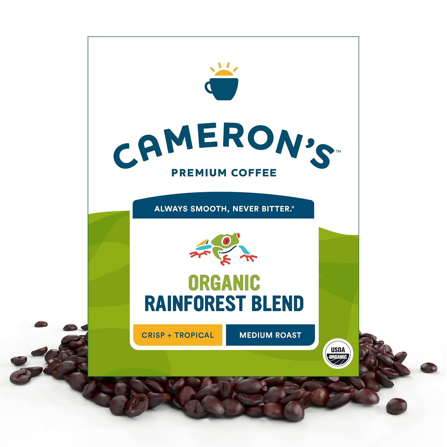Cameron's Coffee Roasted Whole Bean Coffee, Flavored, Vanilla Hazelnut, 4 Pound