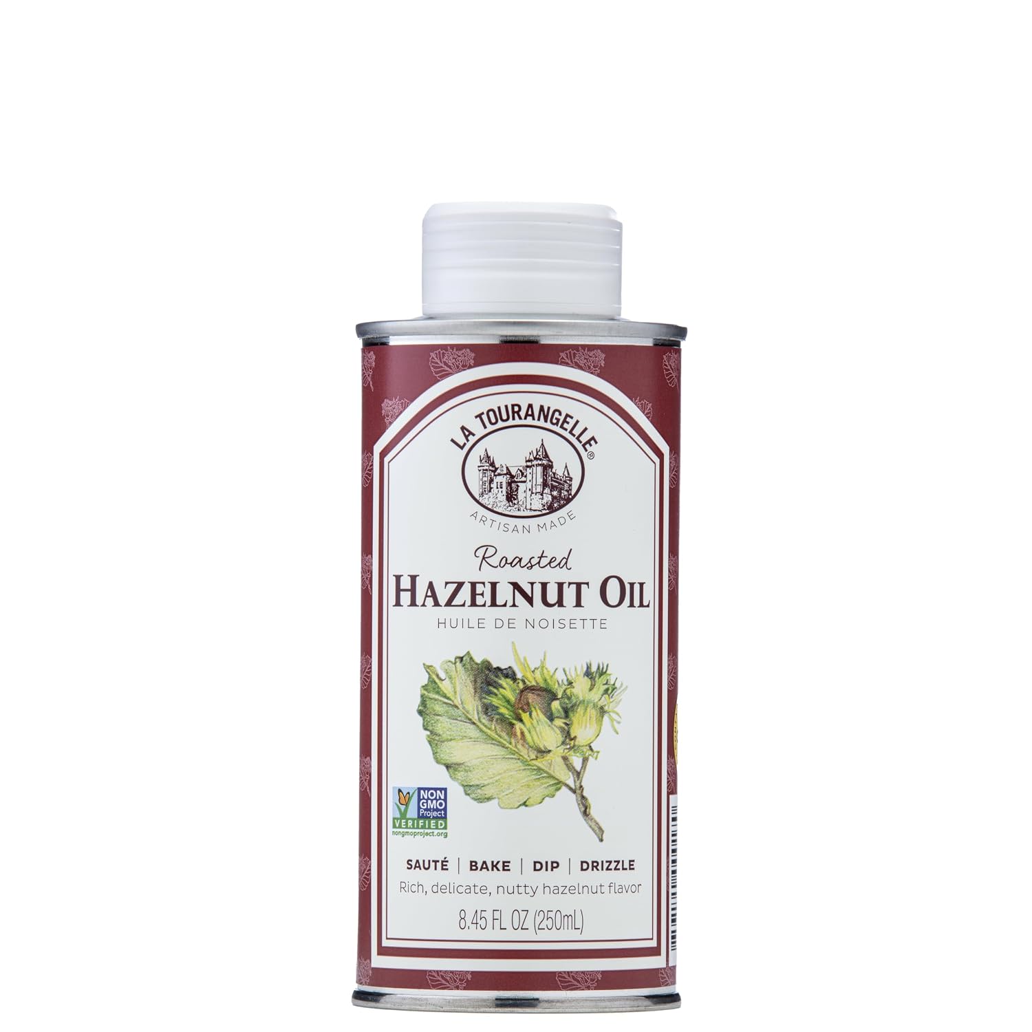 La Tourangelle Toasted Pumpkin Seed Oil, for Cooking, Dressings, 8.45 fl oz | Made Using Traditional Styrian Techniques, Great for Pastas and Spreads, Health and Beauty Oil, Gluten Free, Non-GMO