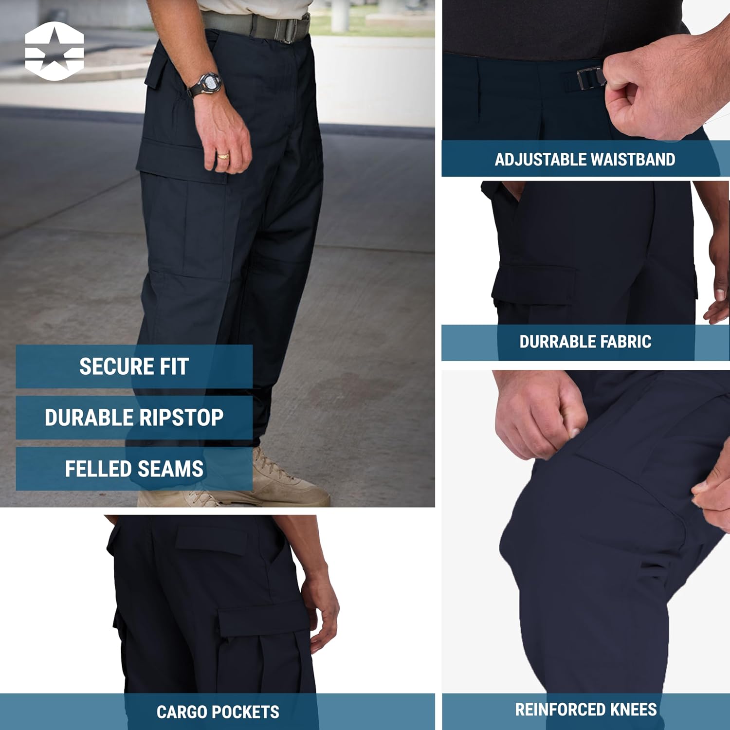 Propper Men's BDU Zipper Fly Battle Rip Cargo Uniform Pants