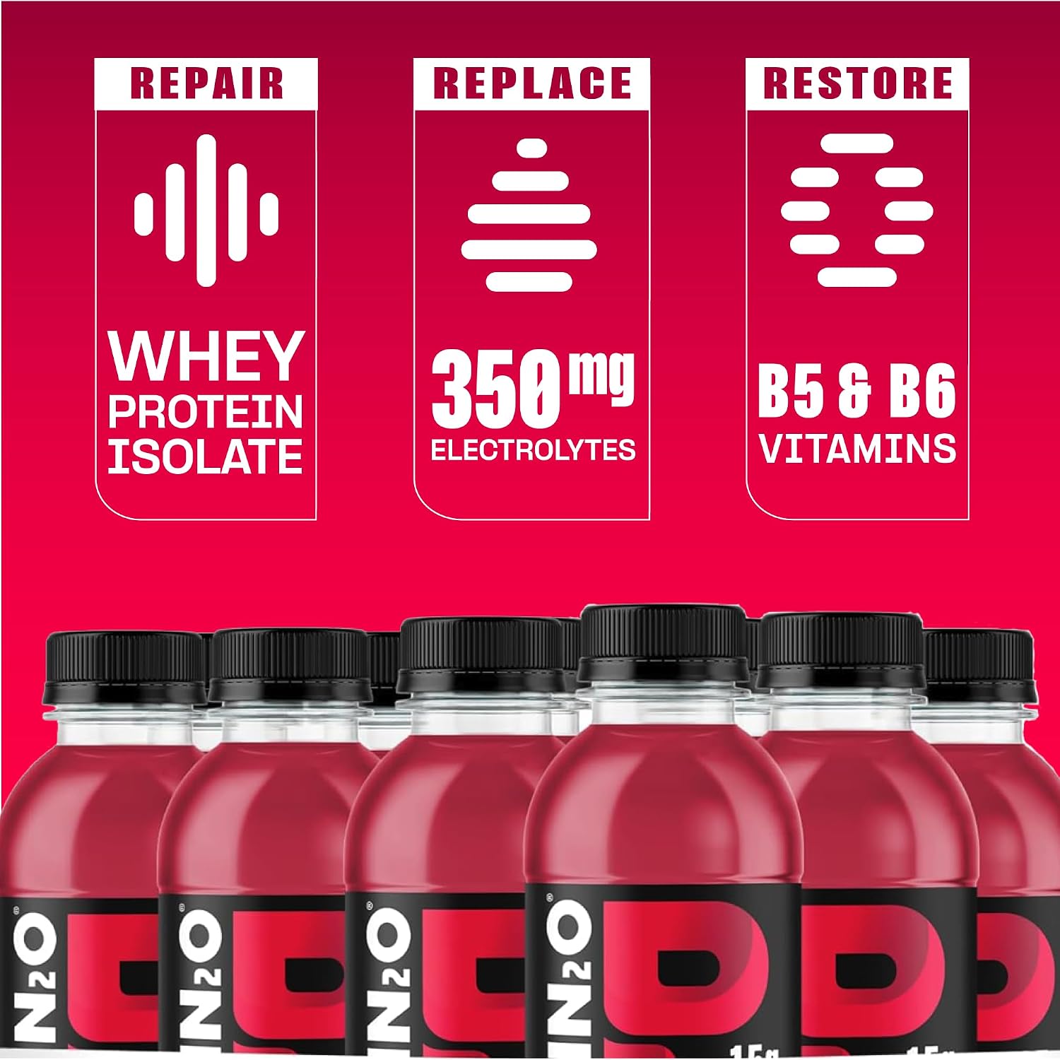 Protein2o 15g Whey Protein Infused Water, Peach Mango, 16.9 Oz Bottle (Pack of 12)
