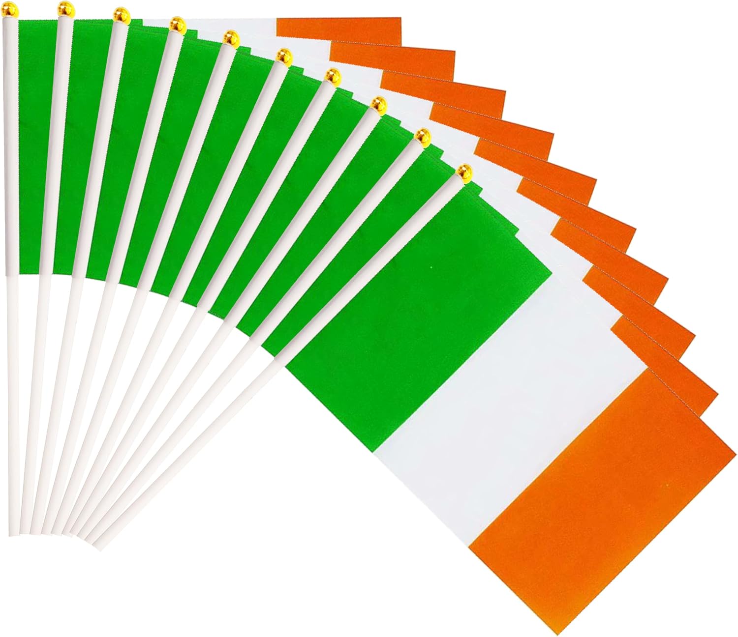 50 Pack Nicaragua Nicaraguan on Stick Flags,Small Mini Hand Held Nicaragua Nicaraguan Flags 5.5x8.3 Inch, Grand Opening, Carnival,Party Events Celebration