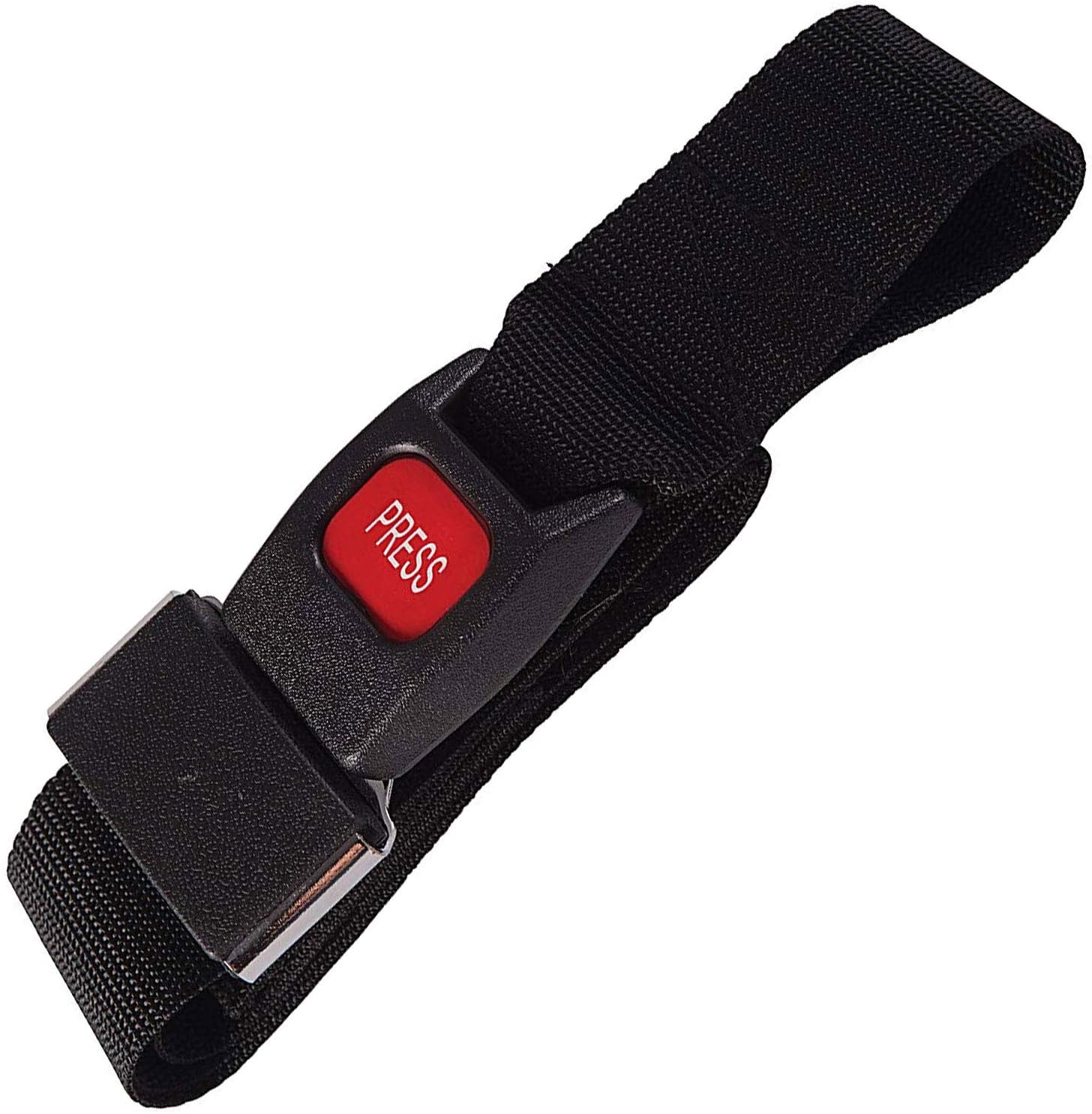 DMI Wheelchair Seat Belt and Safety Harness, Easy Install, 45 Inches long and 1.75 Inches Thick, Adjusts to 41 Inches, Black (Pack of 1)