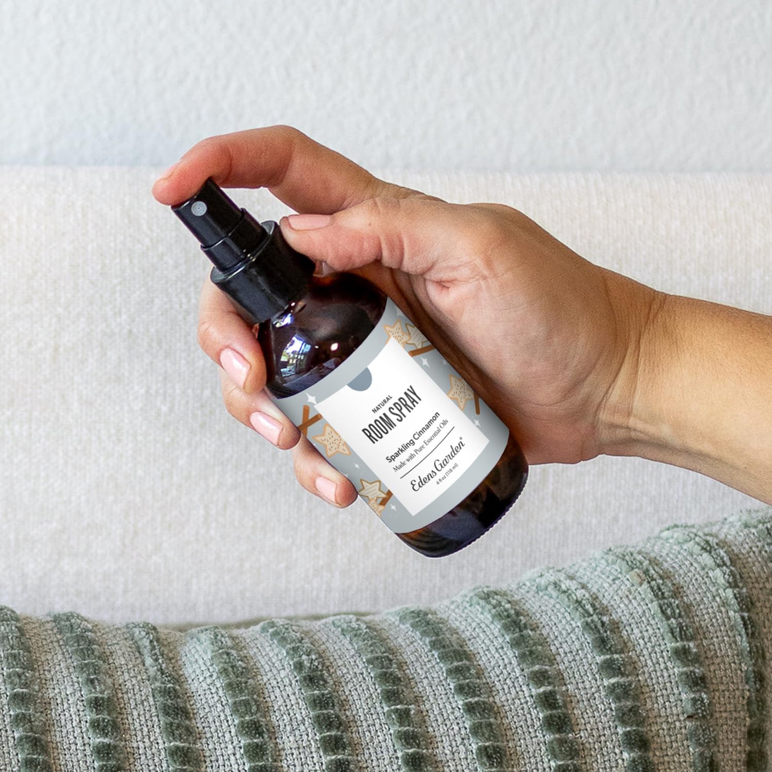 Edens Garden Fighting Five Natural Room & Linen Spray 4 fl oz (118 ml)