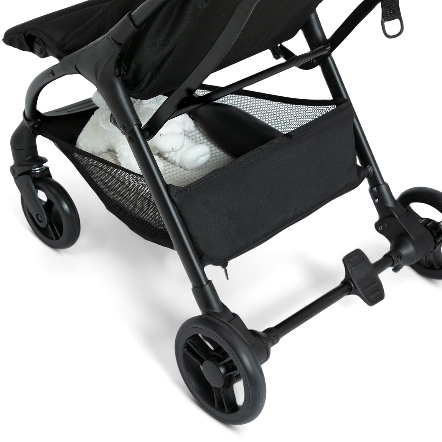Jeep Altitude Compact Travel Stroller by Delta Children Greenguard Gold, Easy One Hand Fold, Lightweight, Extendable Canopy with Peek-a-Boo Window, Reclining Seat, 4 Wheel Suspension, Olive Green