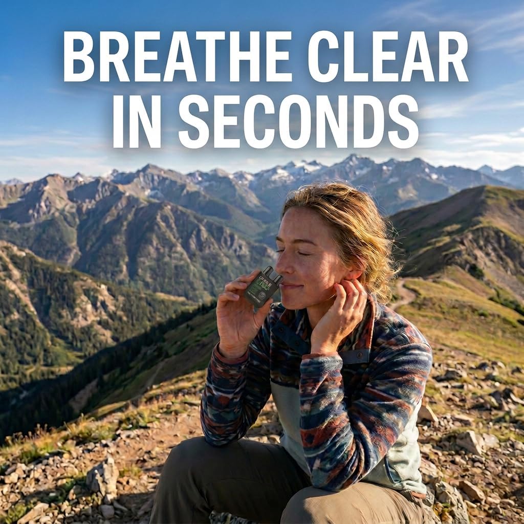 ZINGHA Nasal Stick - Instant Clear Breathing & Sinus Relief | Strong Aromatherapy Inhaler with Natural Essential Oils | Portable Mood Boost & Mental Clarity Reset