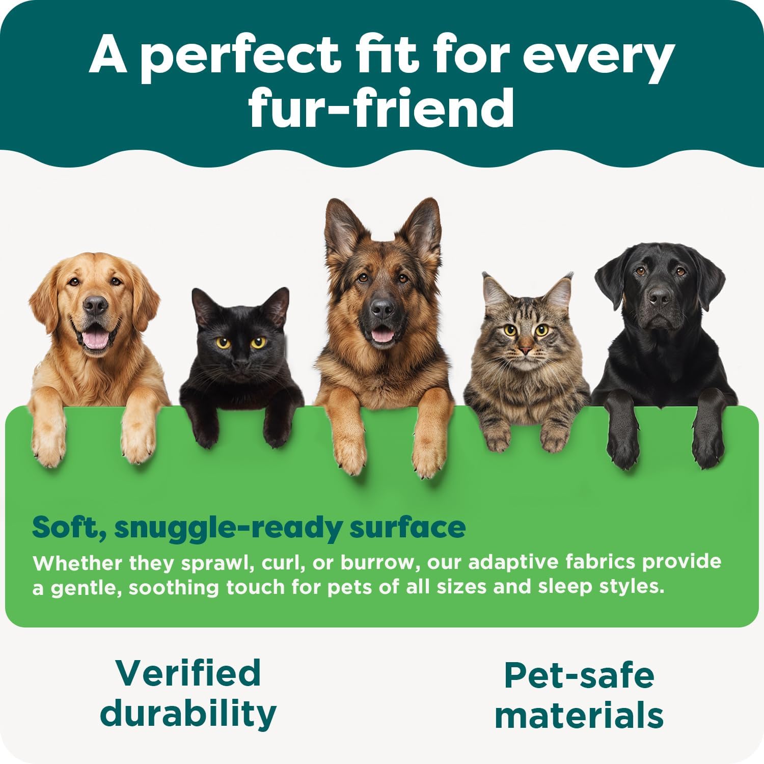 Furhaven Steady Paws Multi-Step Pet Stairs for High Beds & Sofas - Cream, 3-Step
