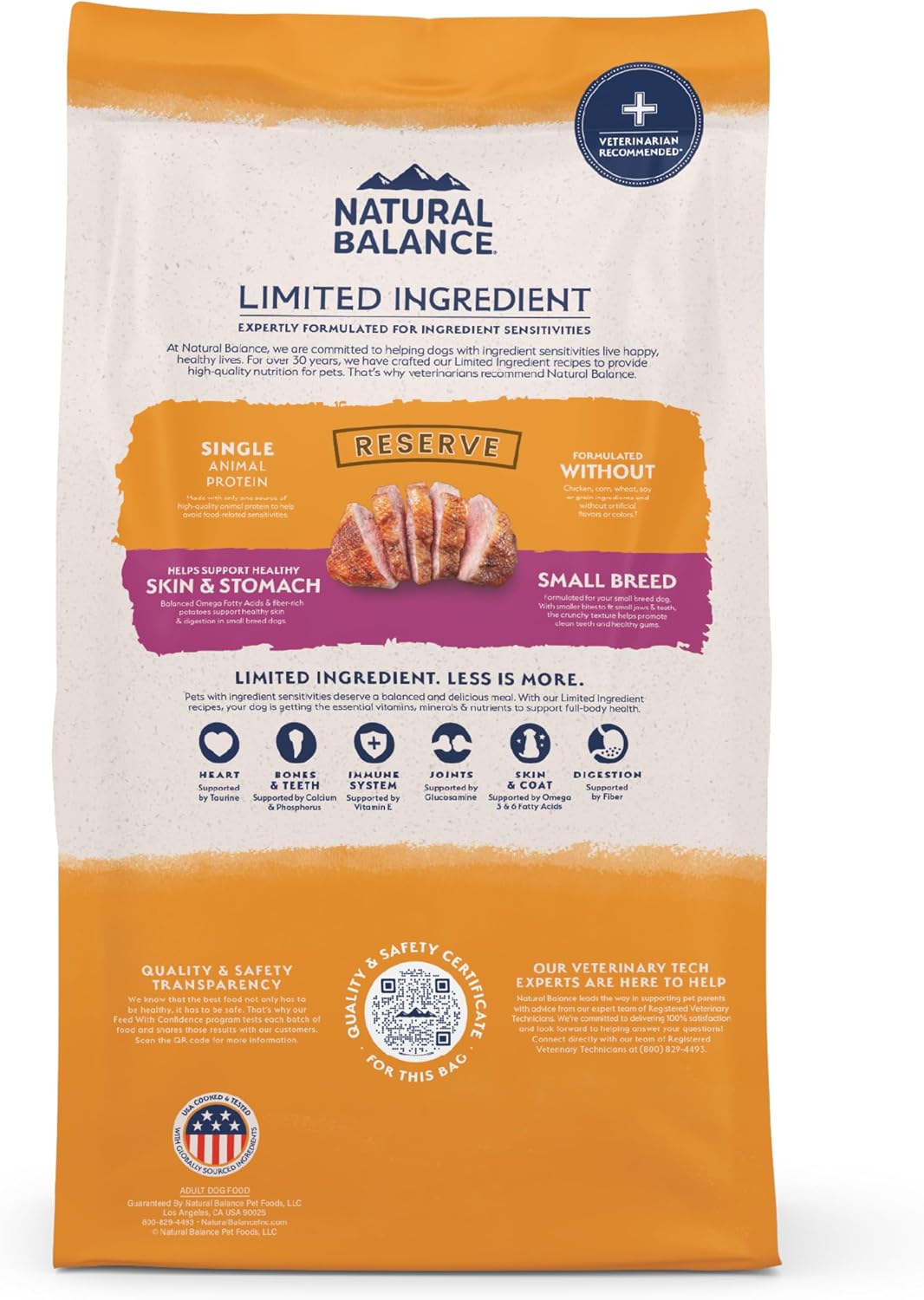 Natural Balance Limited Ingredient, Salmon & Sweet Potato, 4 lb