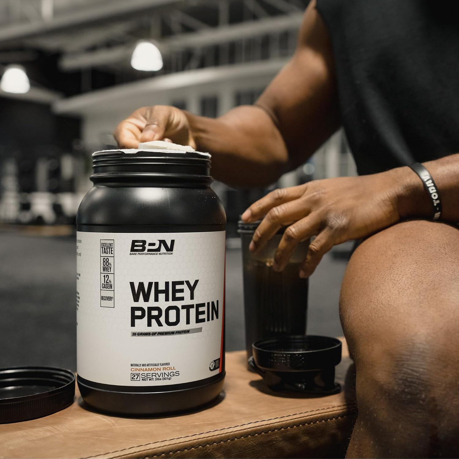 BARE PERFORMANCE NUTRITION, BPN Whey Protein + Casein Protein Powder Blend, Vanilla, 25g Protein per Serving Supports Lean Muscle Recovery