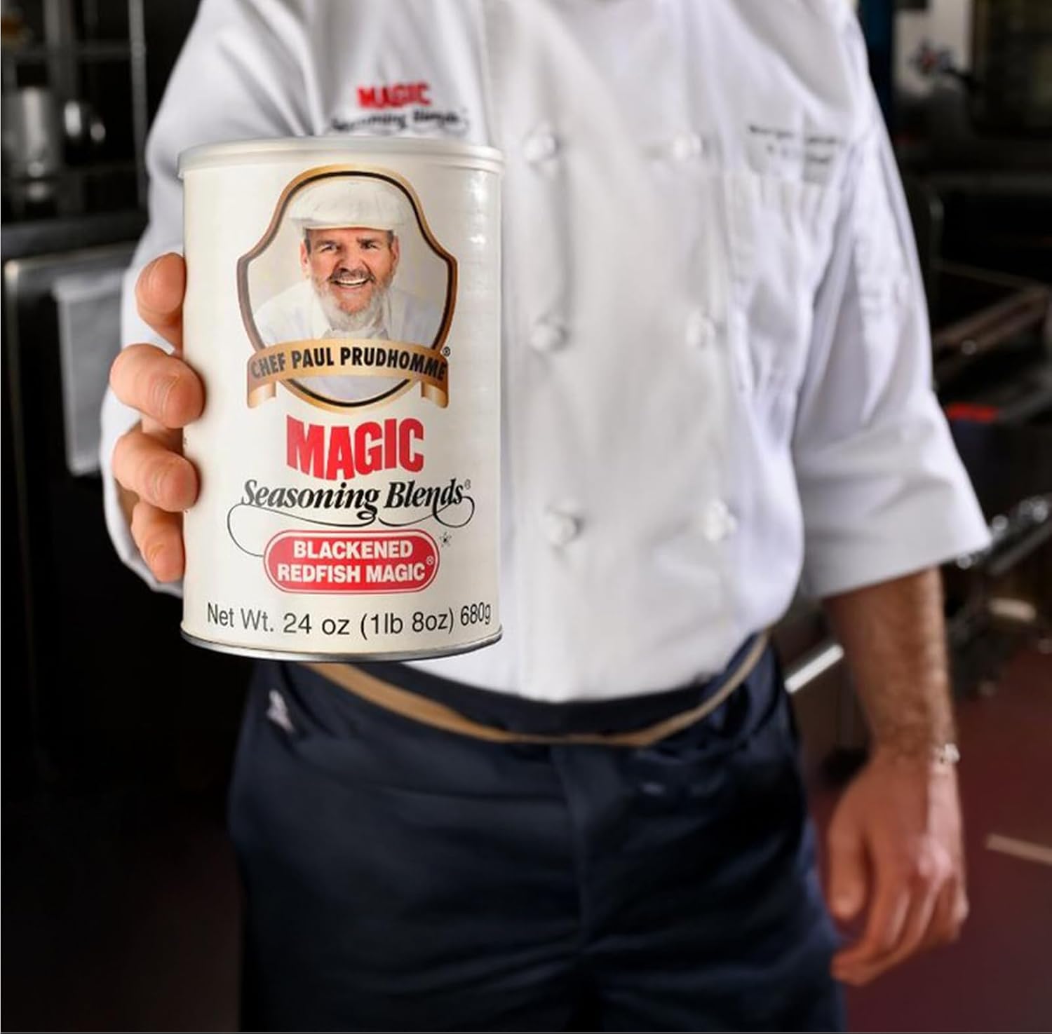 Chef Paul Magic Seasoning Blends Blackened Steak Magic | Bold Flavor for Steak & Beef | Gluten-Free Seasoning for Grilling, Roasting & BBQ | Spice Blend with Garlic & Chili | 20 oz (Pack of 1)