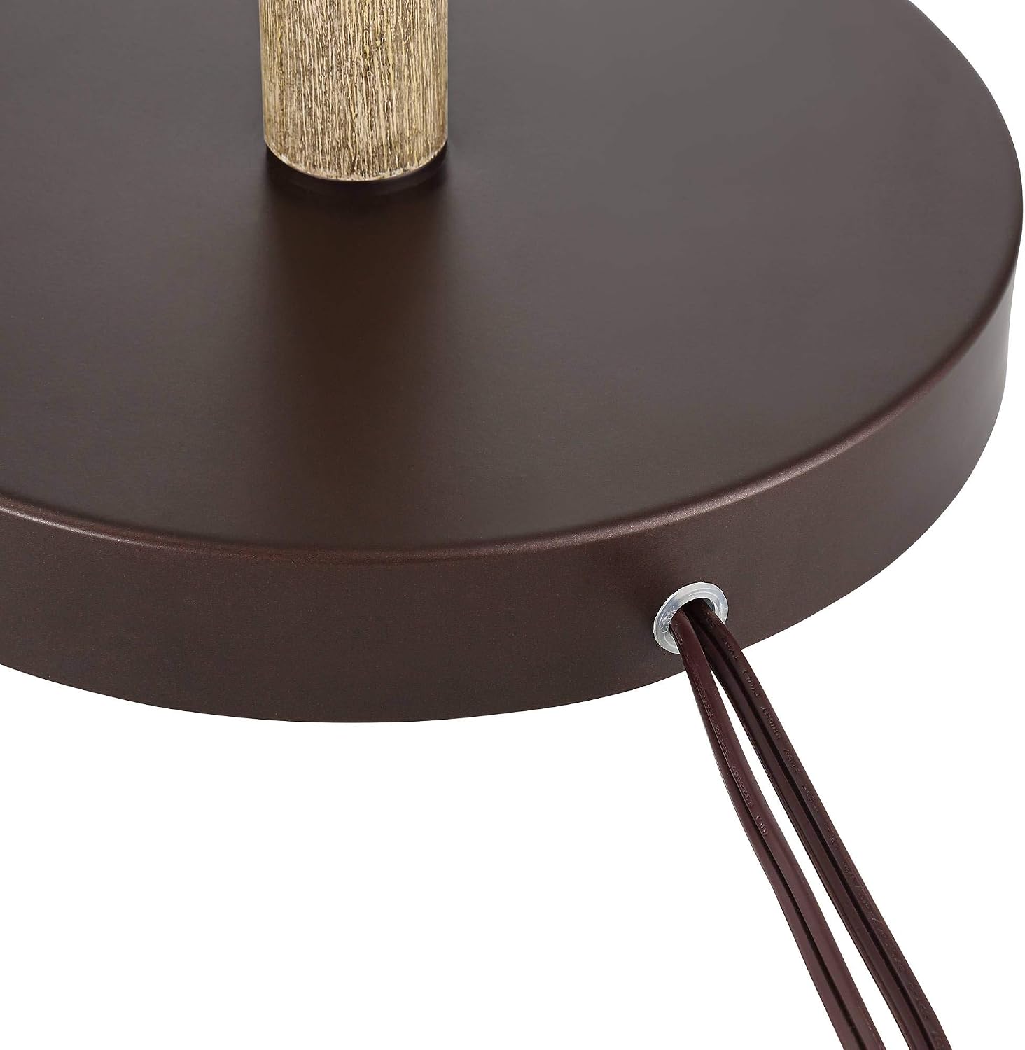Plymouth 72" Bronze and Mica Torchiere Floor Lamp Living Room