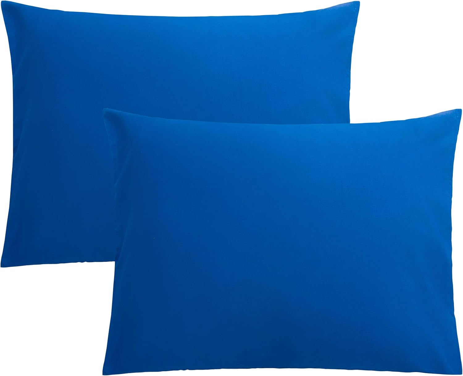 FLXXIE 2-Pack Microfiber Standard Pillow Cases, Envelope Style, White