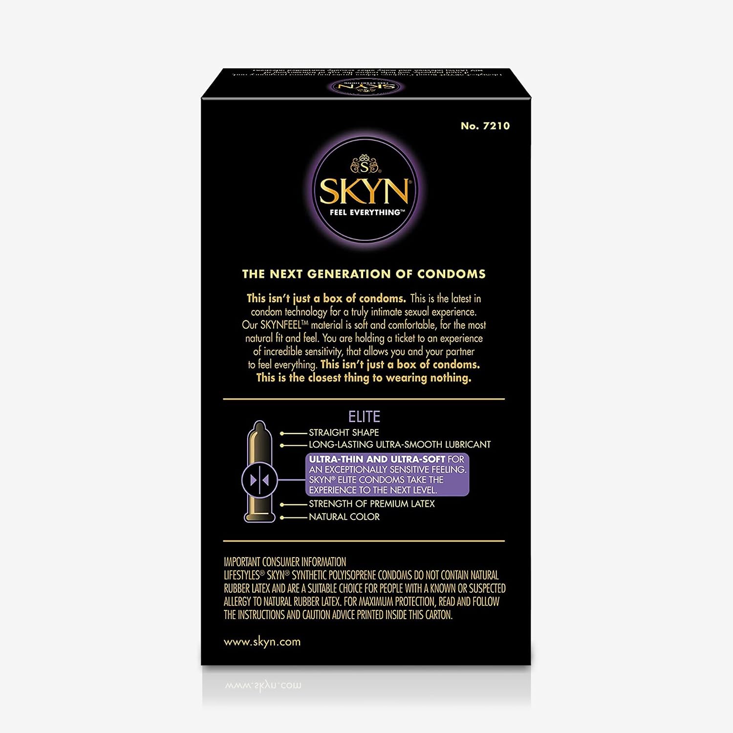 Lifestyles Skyn Polyisoprene Condoms, 12 Count (Pack of 1)