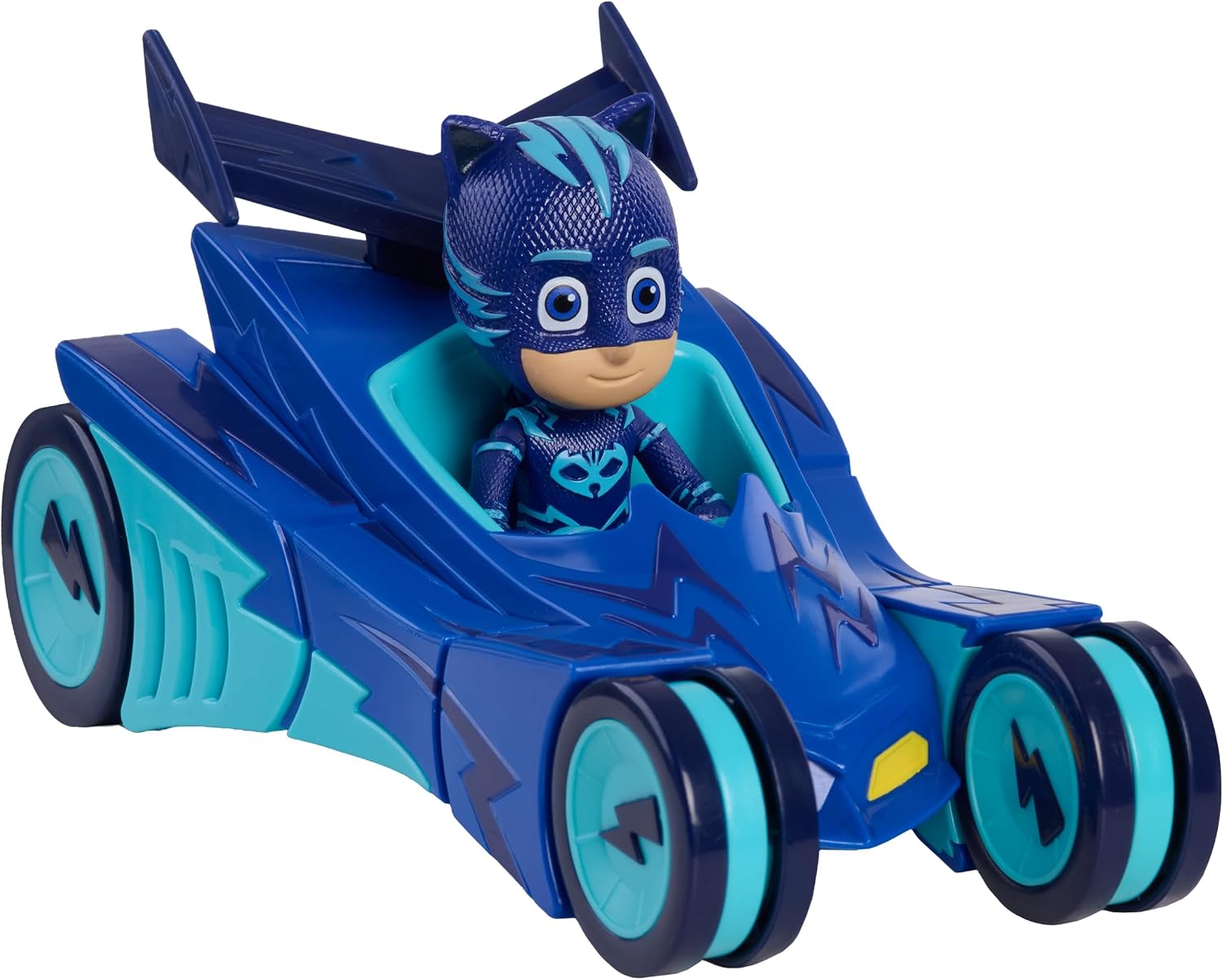 PJ Masks Catboy & Cat-Car Articulated Blue Action Figure and Vehicle Set