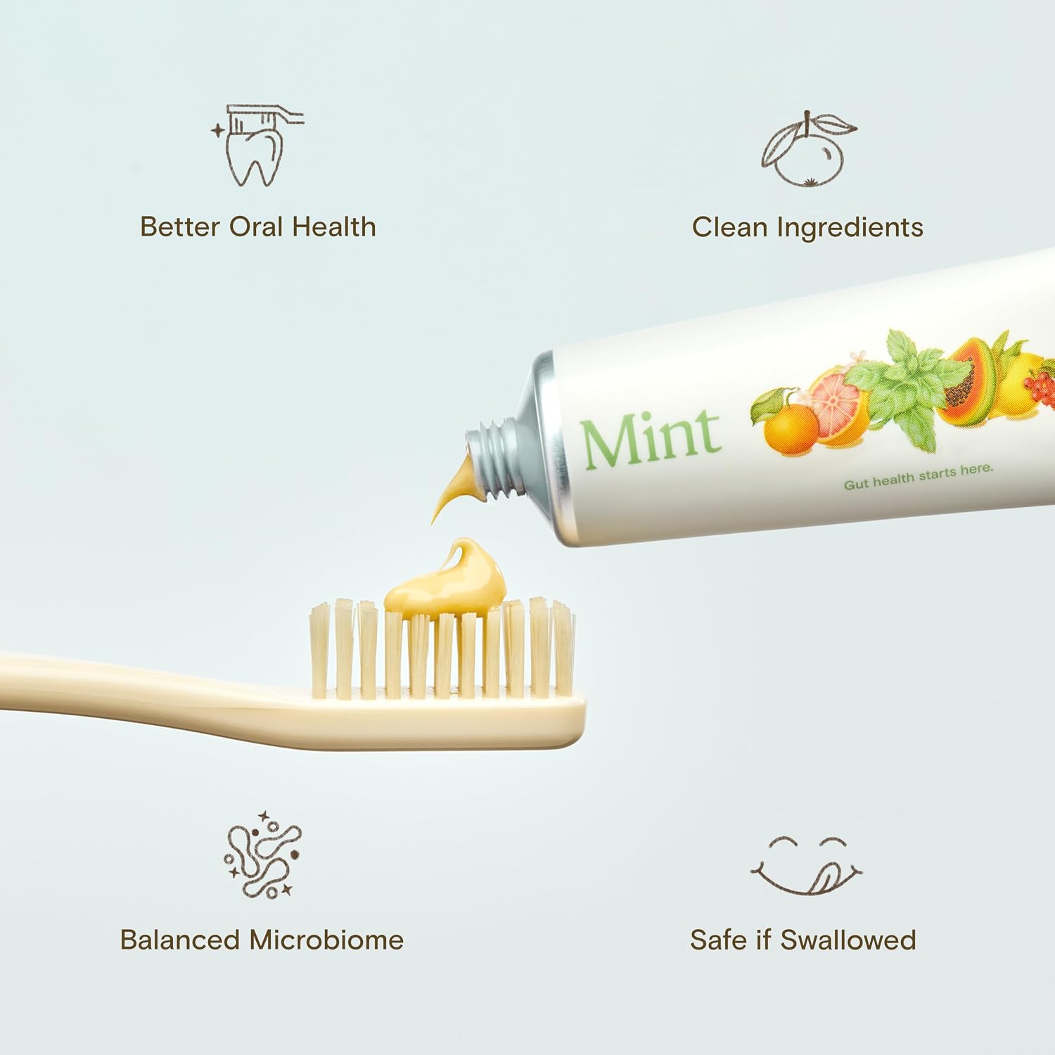 Revitin Toothpaste | Fluoride-Free Prebiotic Citrus Tooth Gel | No SLS, Gluten Free, Dye Free, GMO Free, No Sweeteners | Non-Toxic, Kid Approved