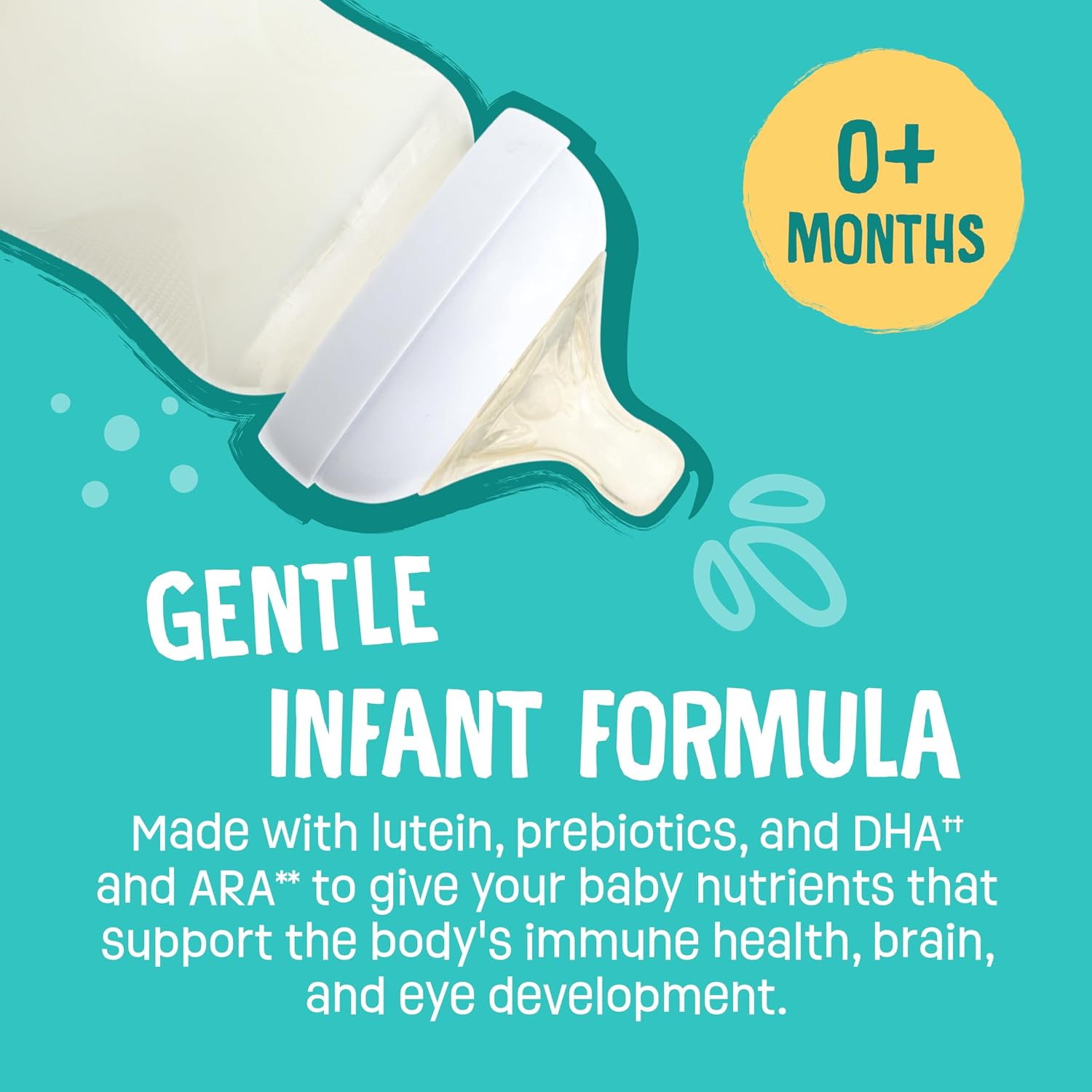Earth's Best Organic Gentle Infant Formula with Iron Milk Based Powder, 21 Oz
