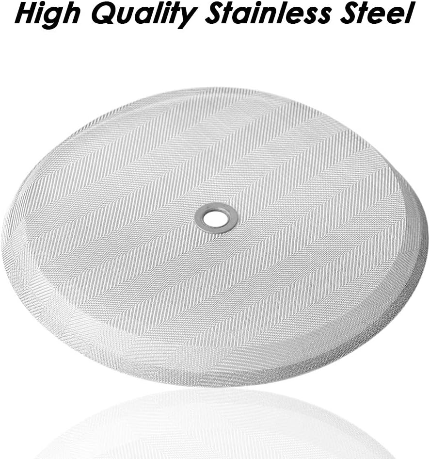 4 Pack French Press Replacement Filter Screen, findTop 4 Inch Stainless Steel Mesh Replacements for 1000 ml / 34 oz / 8 cup French Press