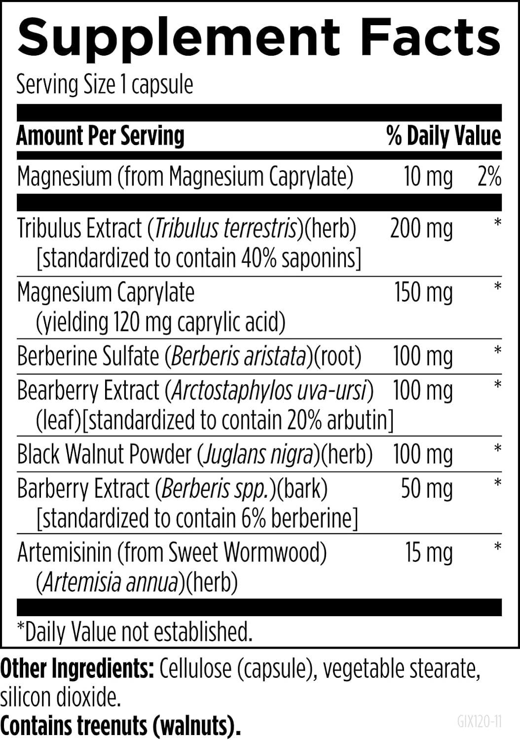 Designs for Health GI Microb-X - Botanical Gut Support, Cleanse + Detox Supplement with Tribulus, Berberine + Barberry Extract - Vegetarian + Non-GMO (60 Capsules)