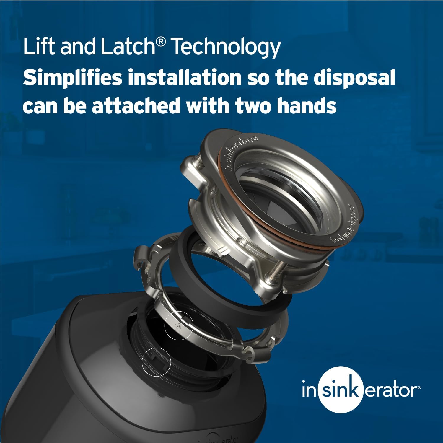 InSinkErator Badger 1 Garbage Disposal with Power Cord, Badger Series 1/3 HP Continuous Feed Food Waste Disposer