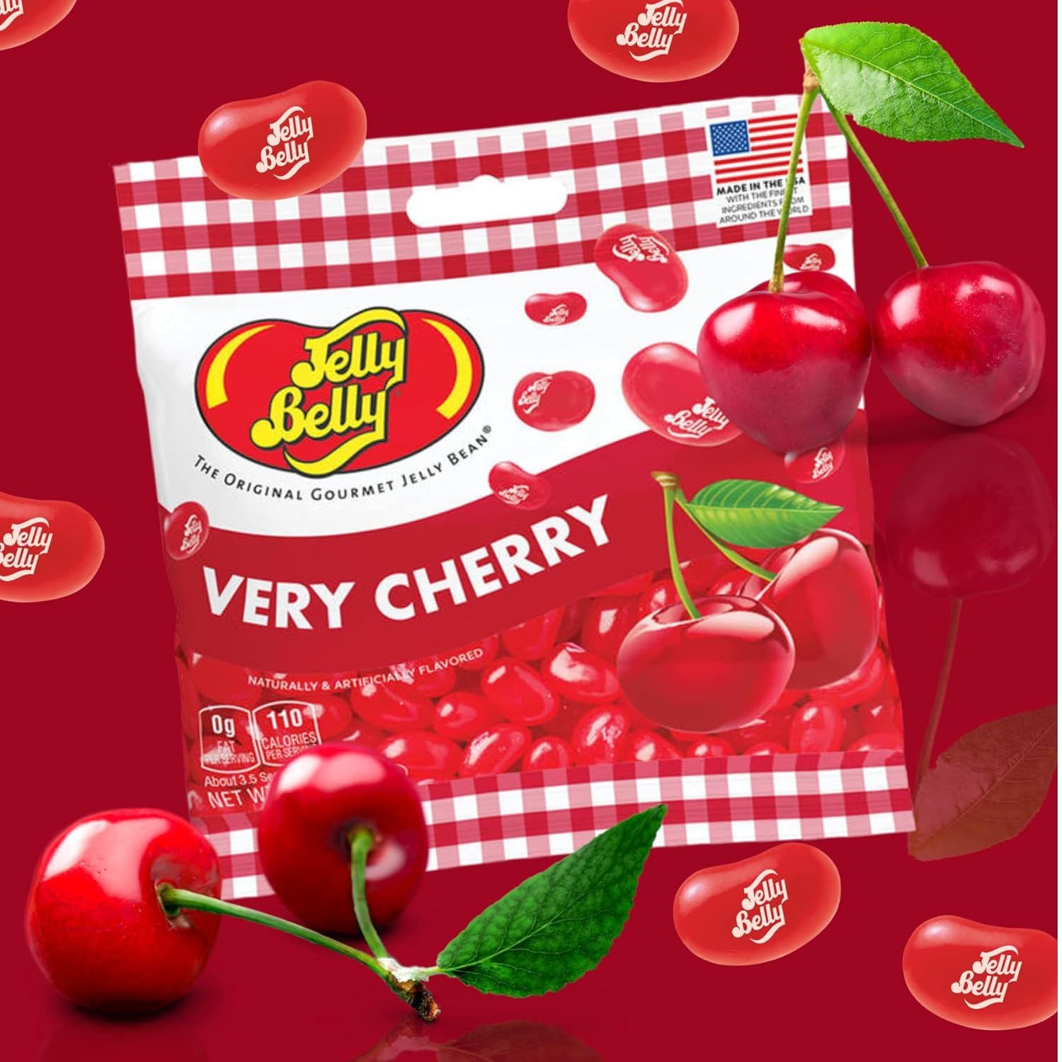 Jelly Belly Jelly Beans, 20 Flavors, .35-oz Trial Size Packs, 80 Count