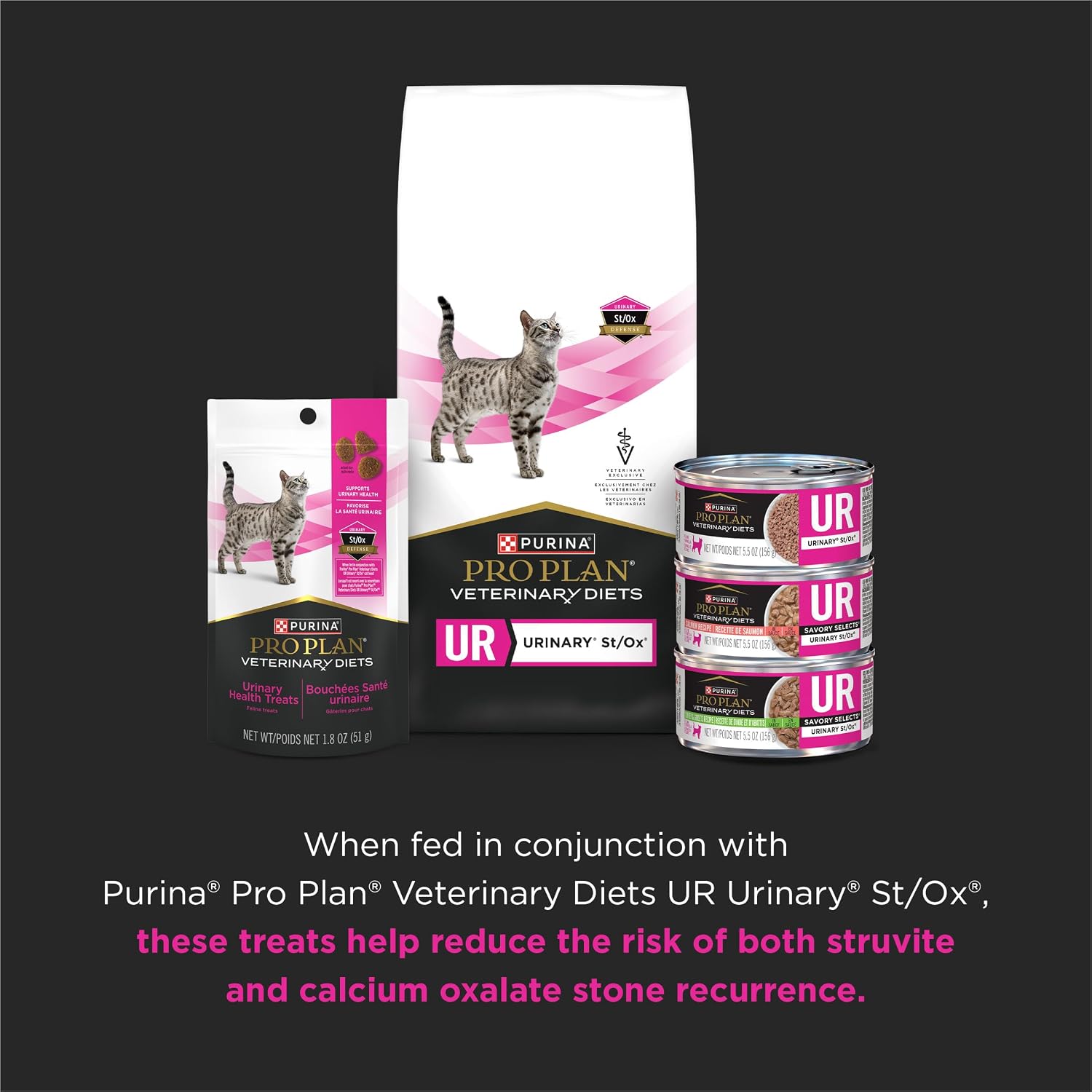 Purina Pro Plan Veterinary Diets Urinary Health Cat Treats - 1.8 oz. Bag