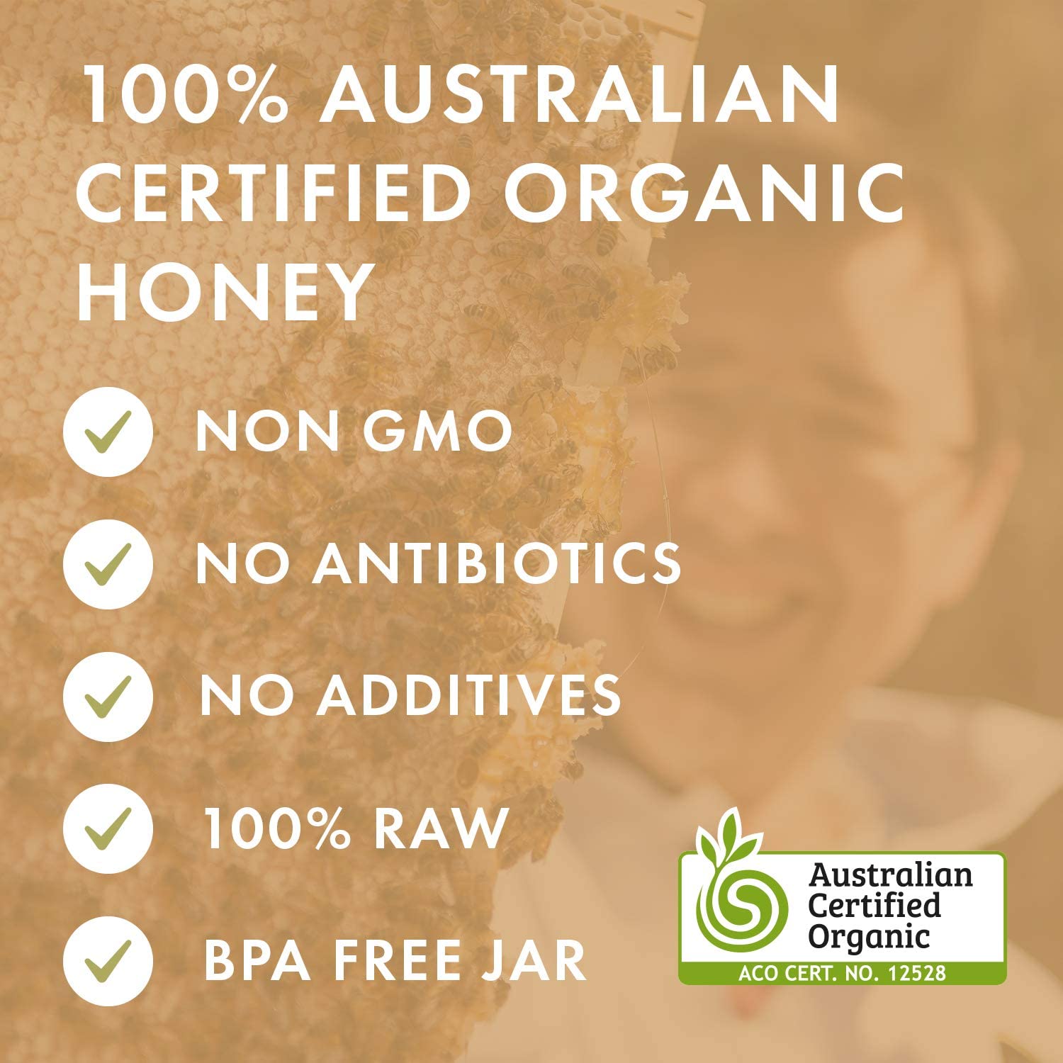 BIOSOTA Organic Manuka Honey MGO 1717+ - Medical Grade Manuka Honey from Australia NPA/ULF 31+, 100% Raw Unheated Pure Honey, 8.8oz (1717+)