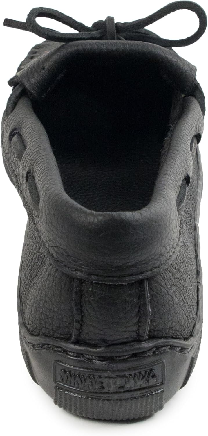 Minnetonka Women's Moosehide Fringed Kilty Moccasin