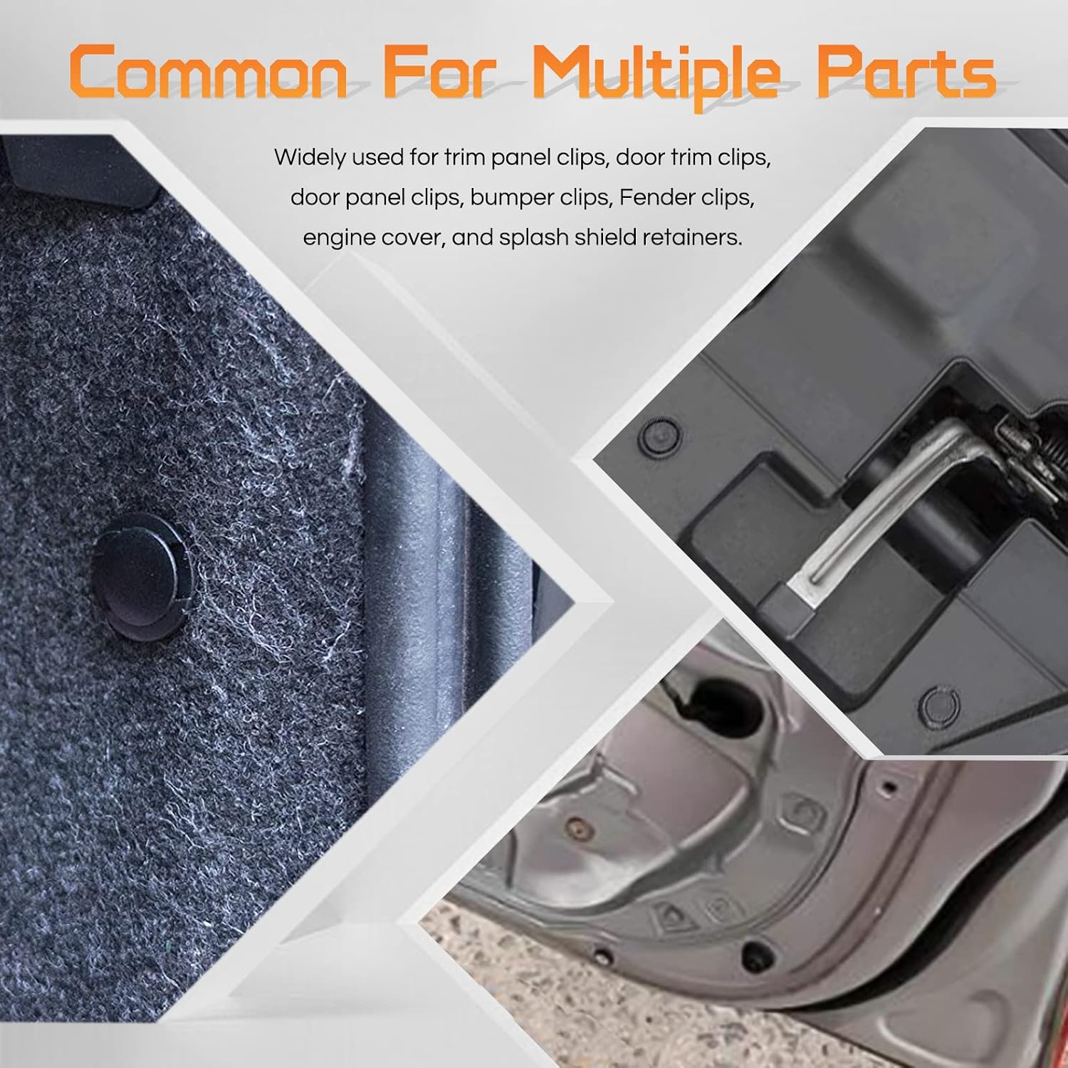 OTUAYAUTO 245 PCS Fender Clips Car Clips Bumper Plastic Rivets