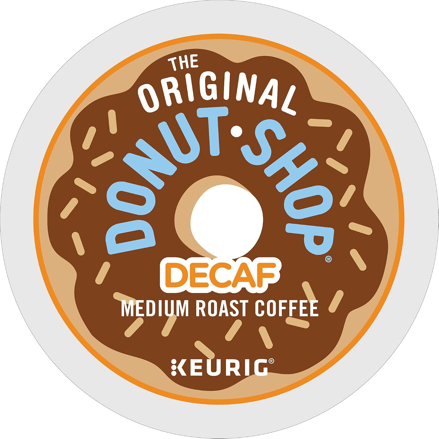 The Original Donut Shop Keurig Single-Serve K-Cup Pods, Decaf Keurig Single-Serve K-Cup Pods, Medium Roast Coffee, 12 Count