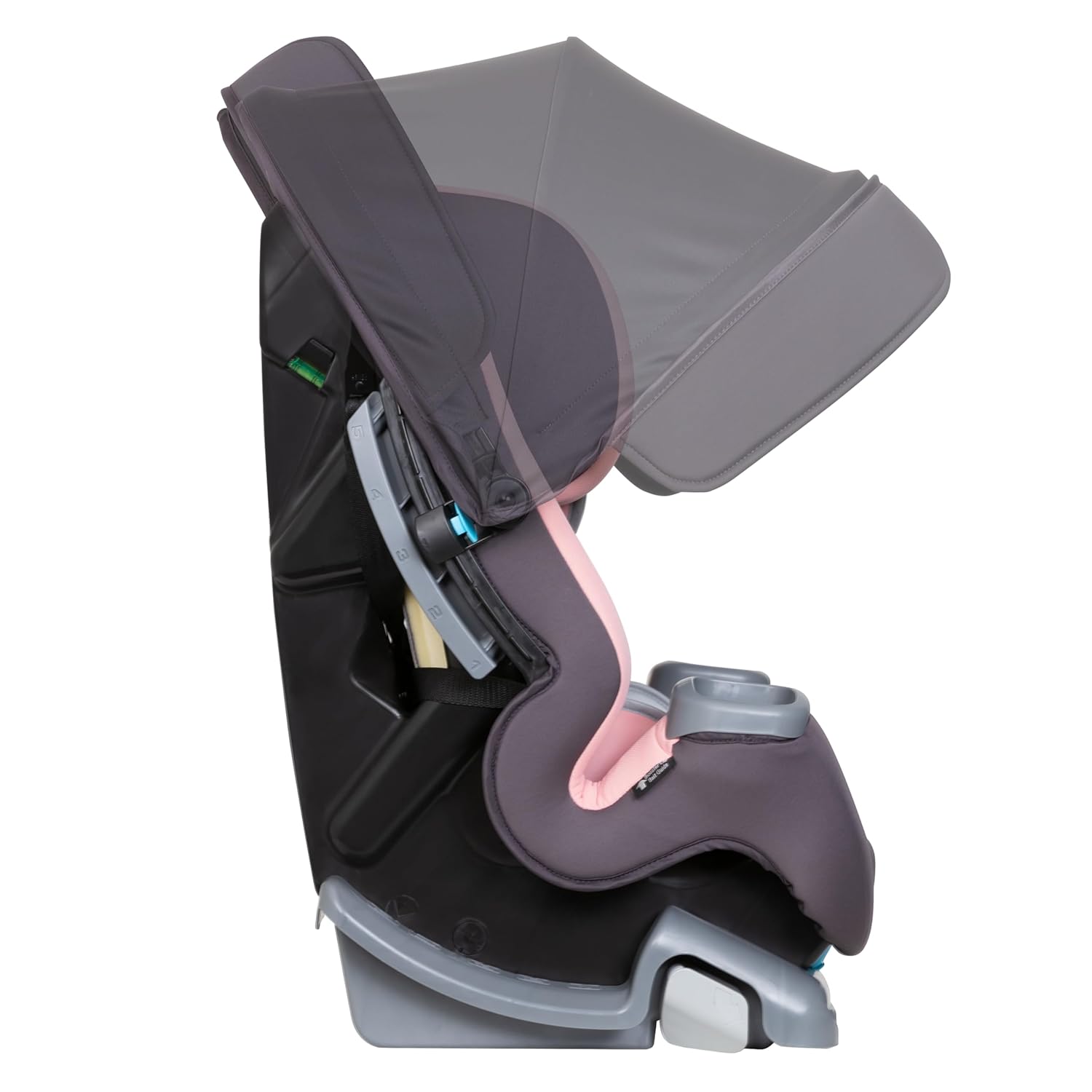 Baby Trend Cover Me™ 4-in-1 Convertible Car Seat, Vespa – Built-in Canopy, 4-Stage Growth System, Plush Comfort Padding, Multi-Position Recline
