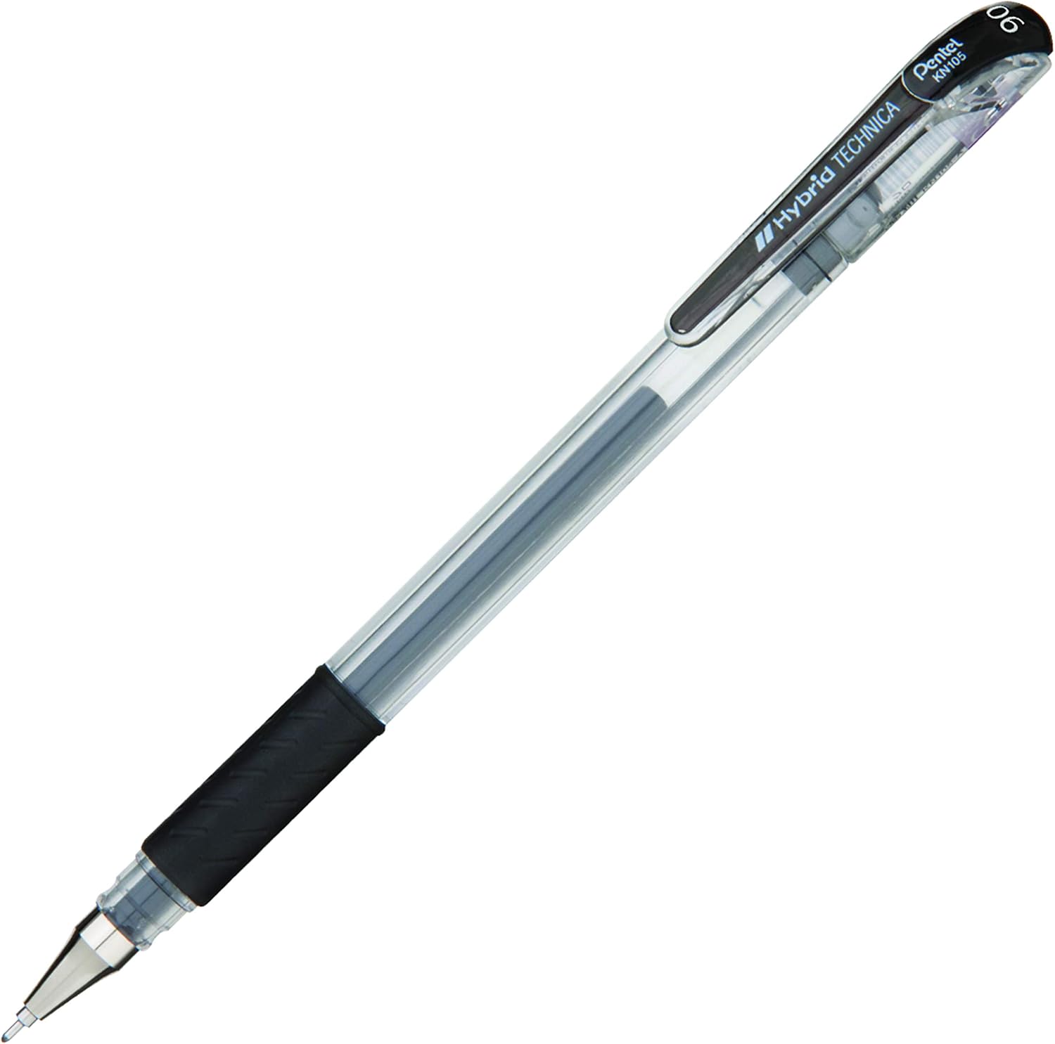 Pentel Arts Hybrid Technica Pen, (0.3mm), Ultra Fine Point, Black Ink, Box of 12 (KN103-A)