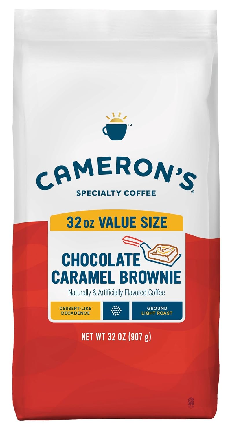 Cameron's Coffee Roasted Ground Coffee Bag, Flavored, Vanilla Hazelnut, 32 Ounce