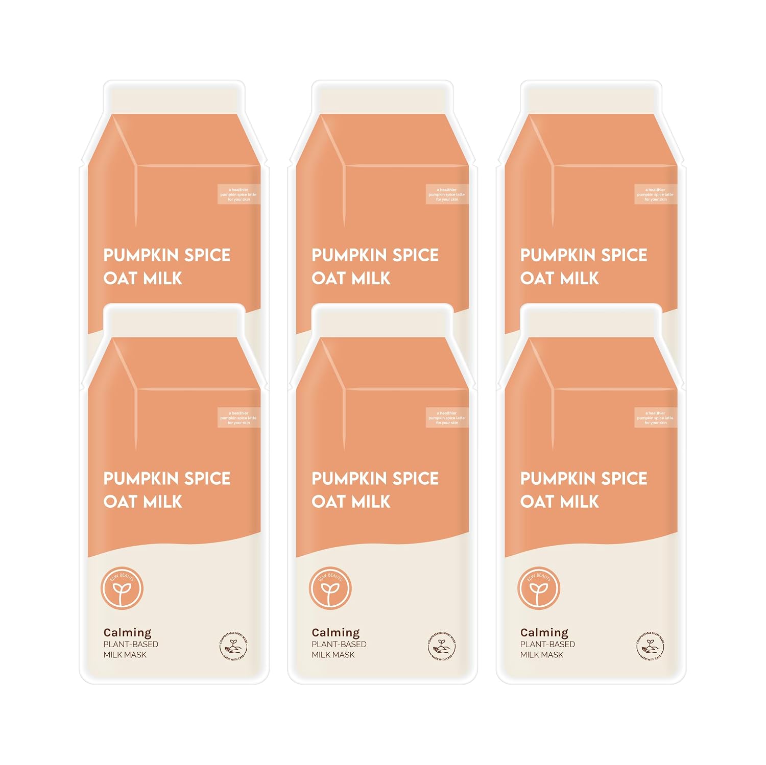 ESW Beauty Strawberries & Cream Soothing Face Mask, Korean Skin Care 1 Pack