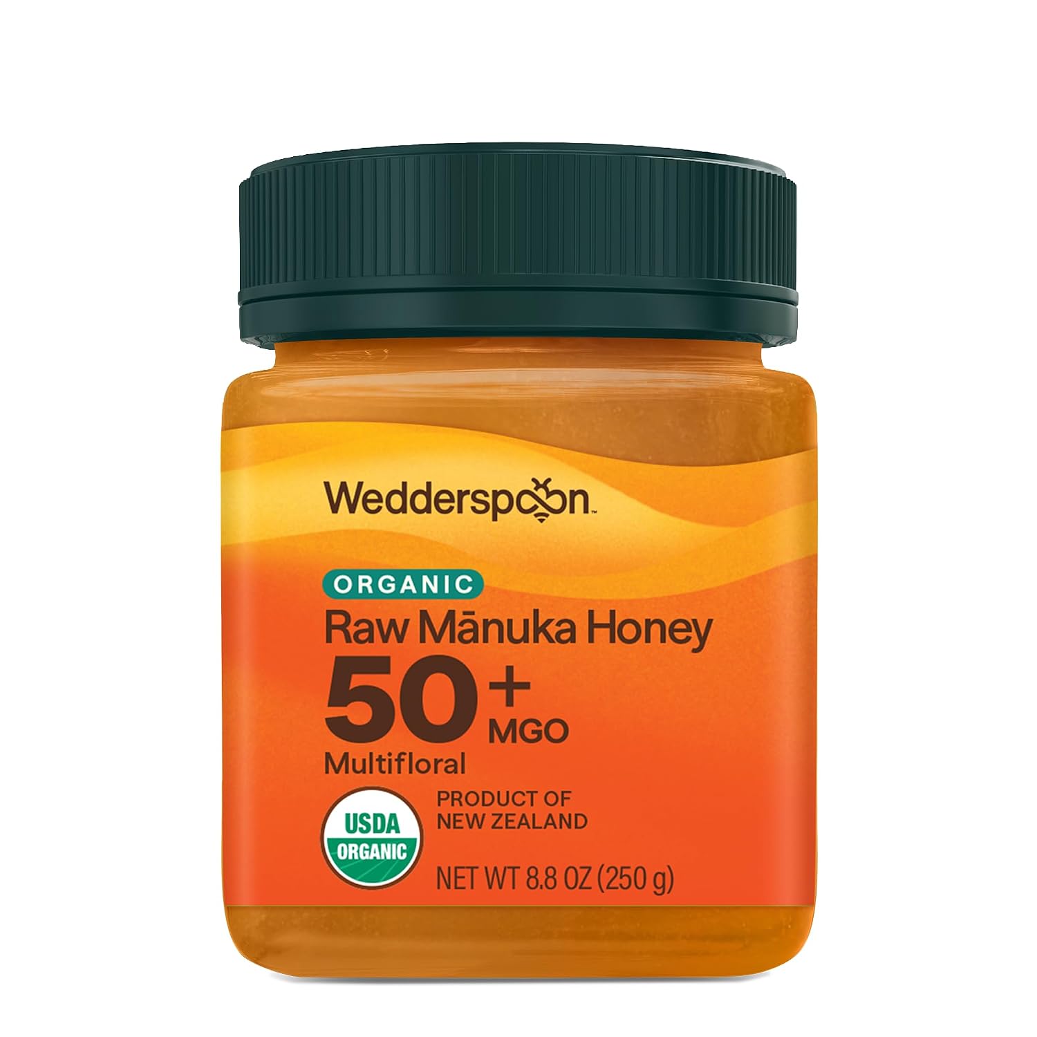 Wedderspoon Raw Manuka Honey 150+ MGO, 8.8 Oz