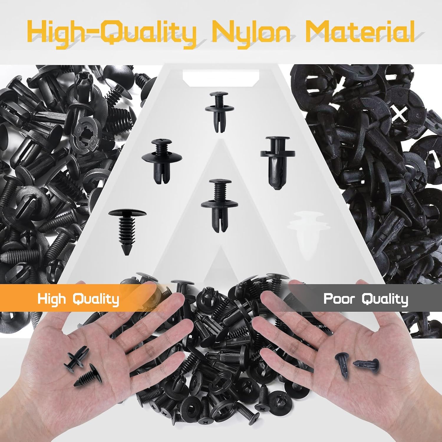 OTUAYAUTO 245 PCS Fender Clips Car Clips Bumper Plastic Rivets