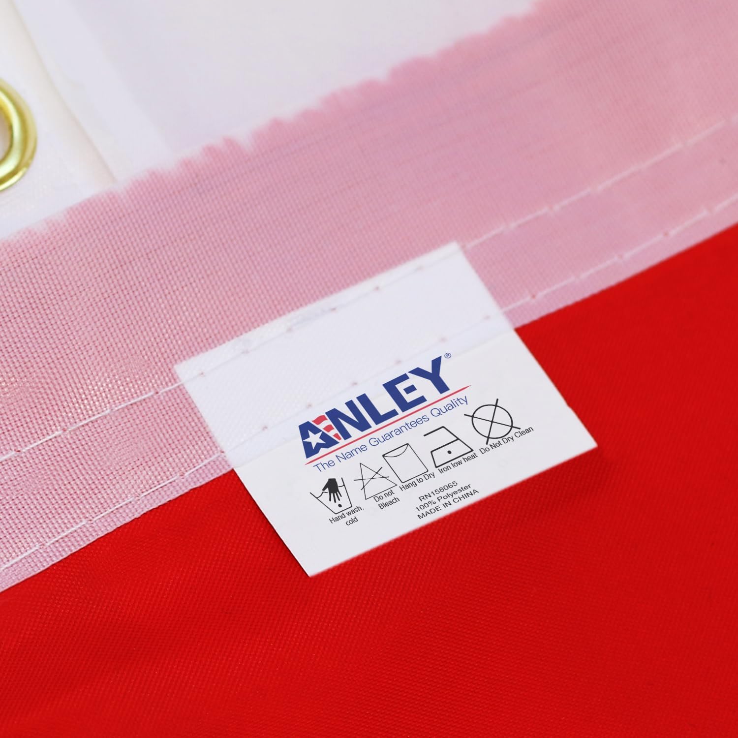 Anley US National Pleated Fan Flag, 3x6 Feet American Bunting Flags Patriotic Stars & Stripes - Sharp Color and Fade Resistant - Canvas Header and Brass Grommets - United States 3 x 6 Feet Half Fan Banner