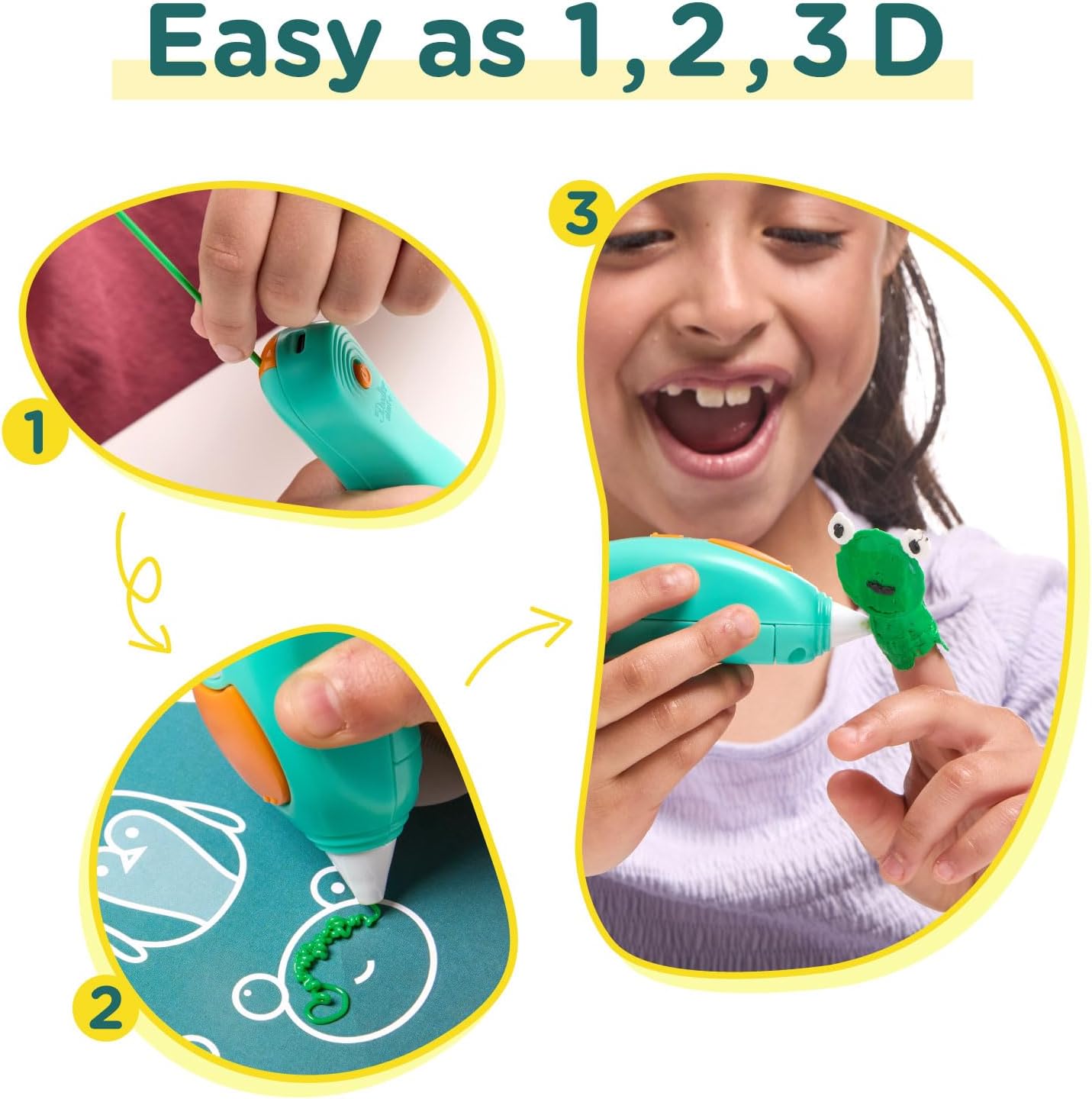 3Doodler Start+ Essentials 3D Pen Set for Kids, Easy to Use, Learn from Home Art, Educational STEM Toy for Boys & Girls Ages 6+