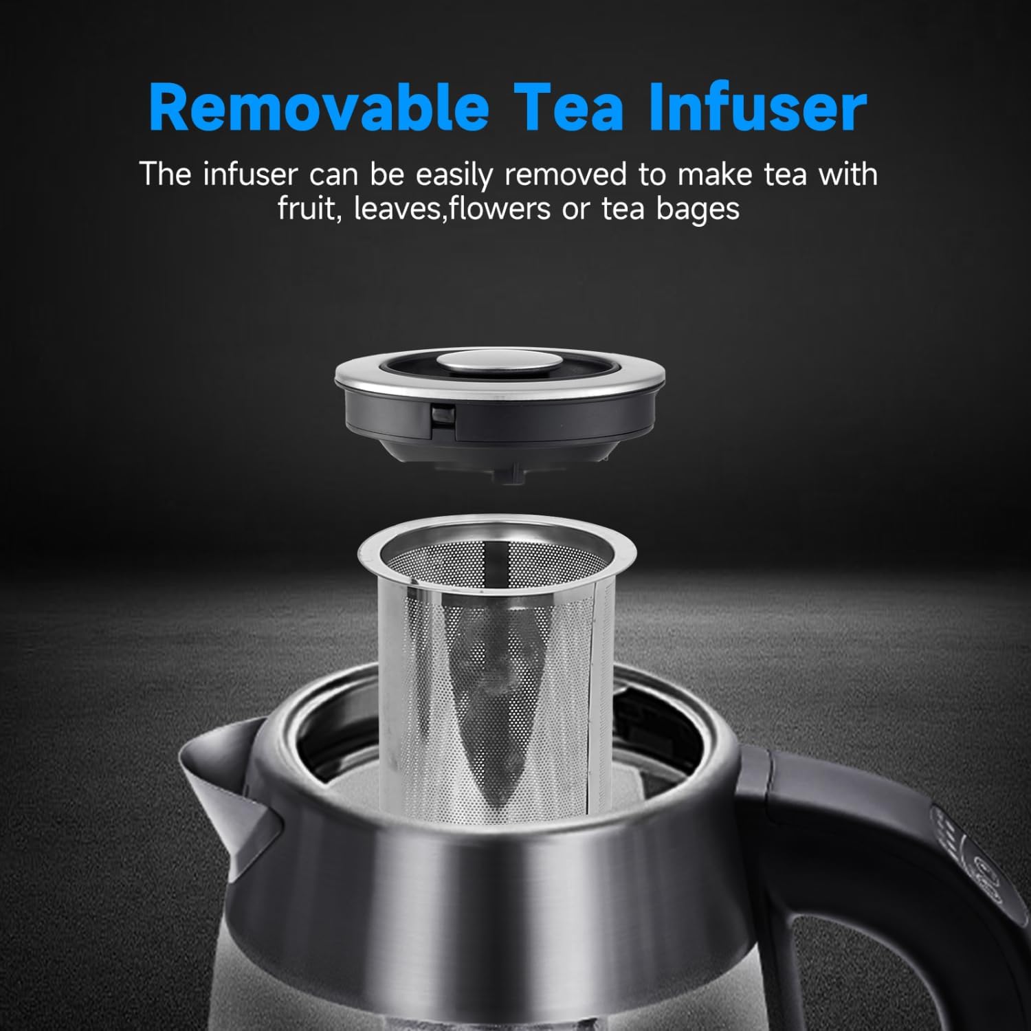 Aigostar Electric Kettle with Temperature Control and Tea Infuser